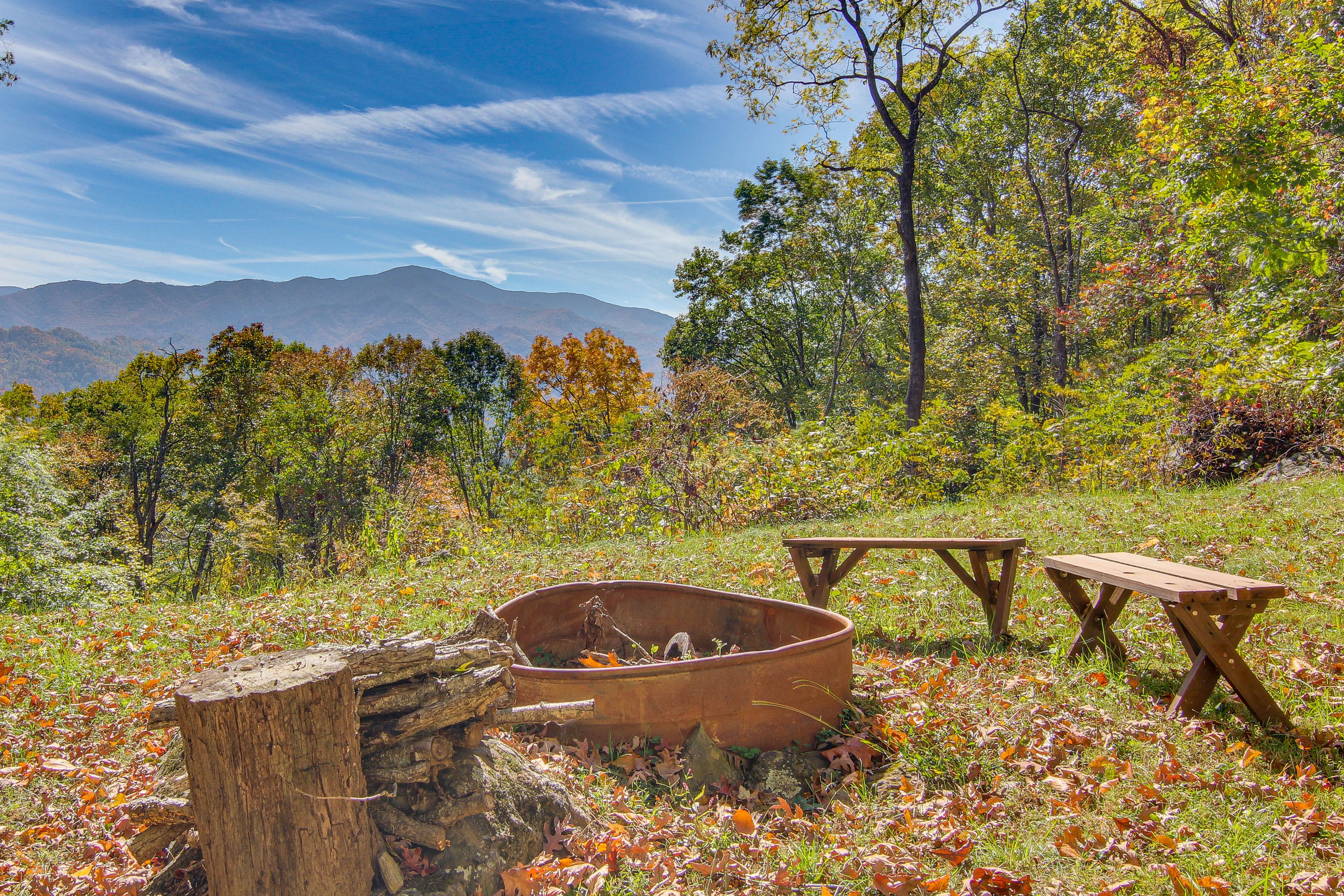 Fire Pit | Cold Mountain Views
