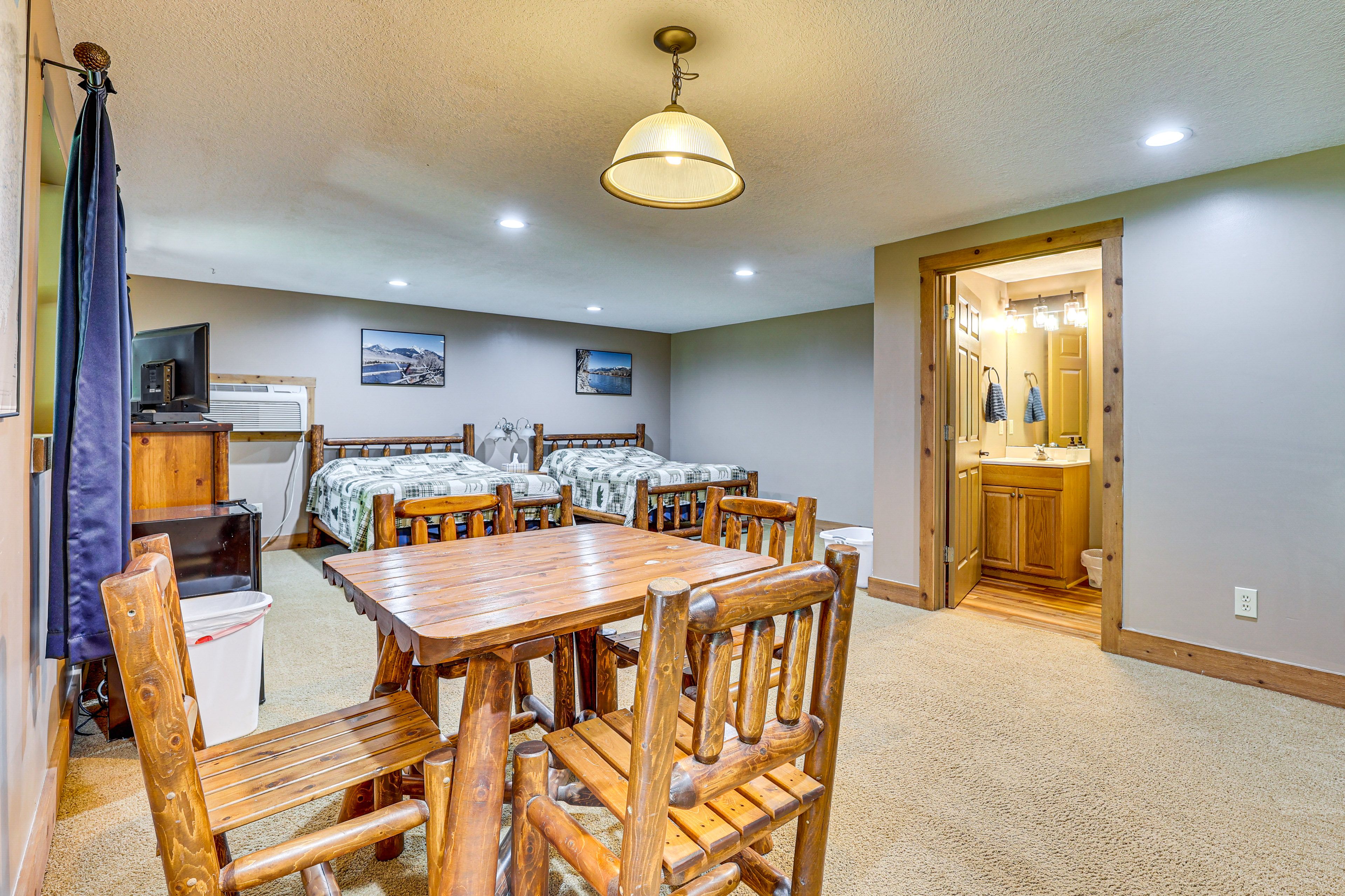 Bedroom 2 (Access Only From Outside) | 2 Full Beds | Lower Floor