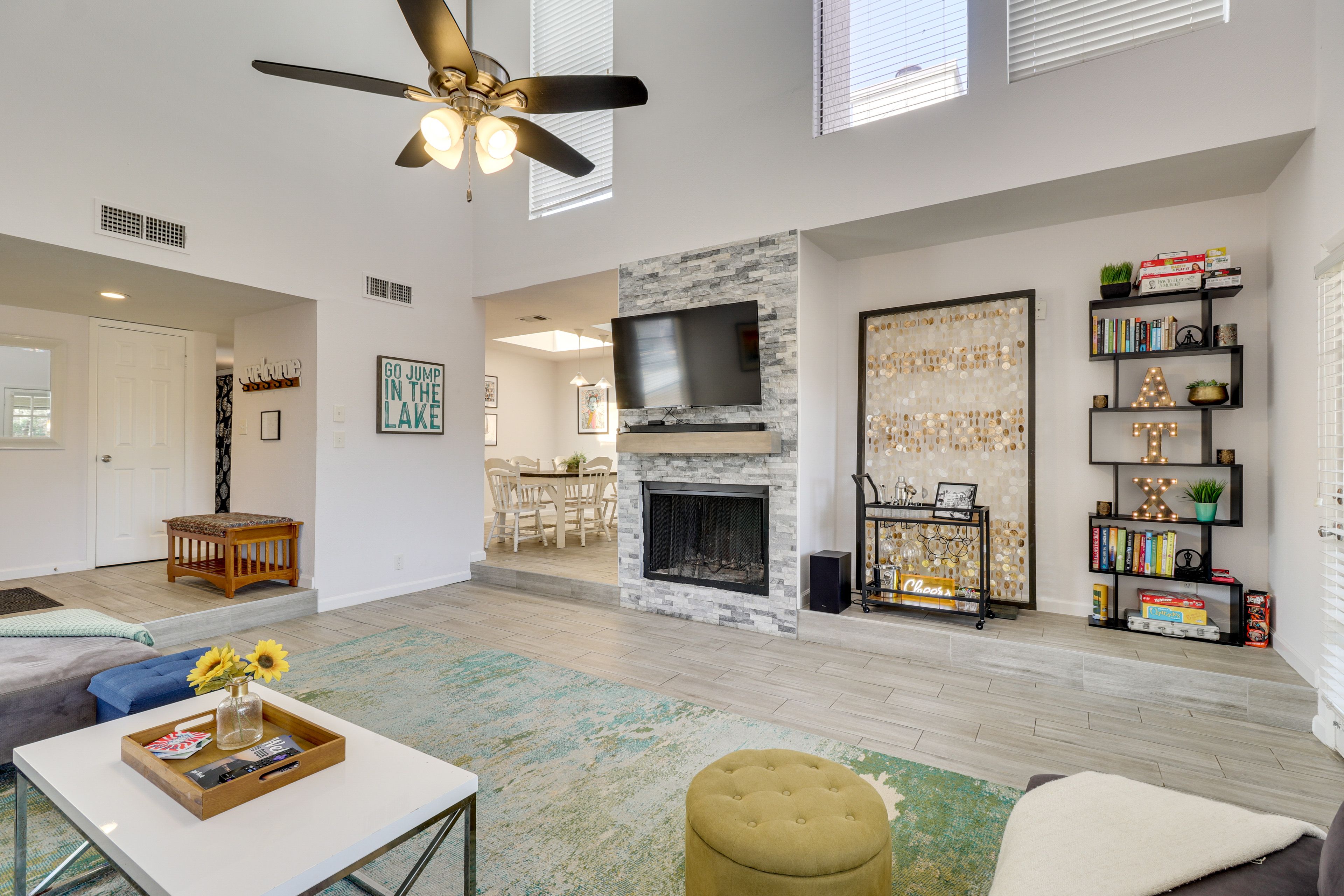 Living Room | 2 Twin Sleeper Sofas (Convertible Modular Sofa) | Smart TV