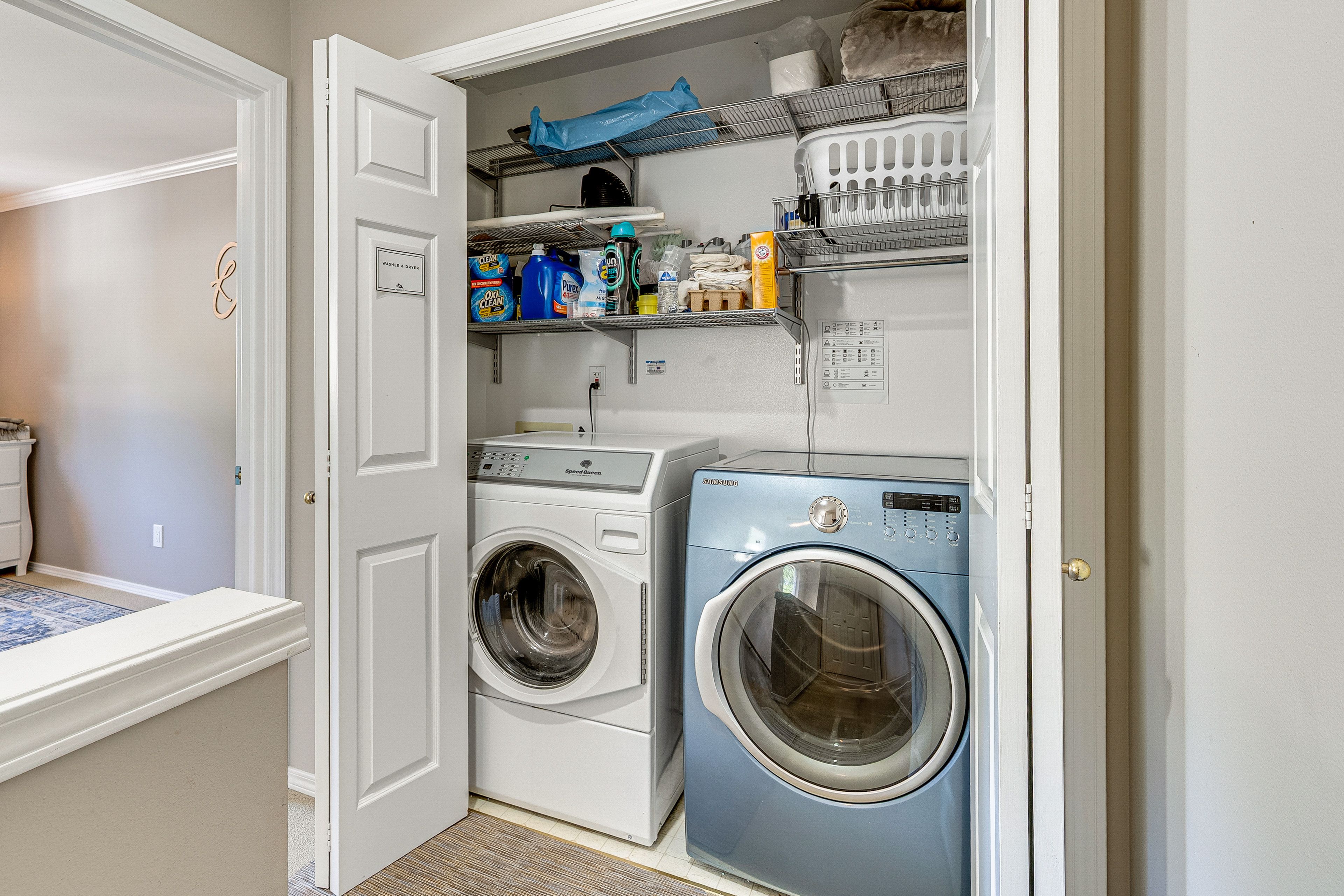 Laundry Closet | 2nd Floor