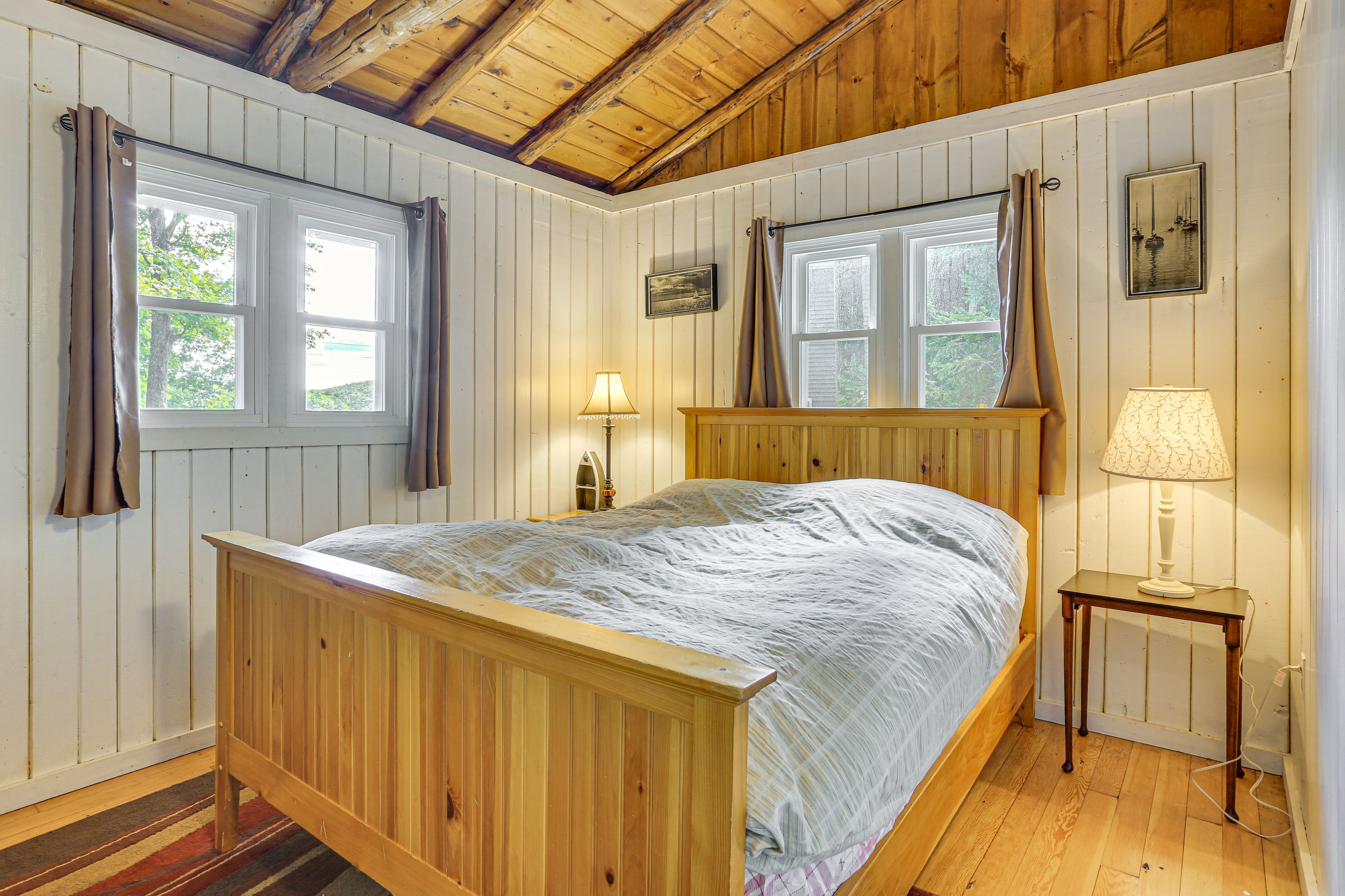 Bedroom 1 | Queen Bed | Linens Provided | Wall Heaters