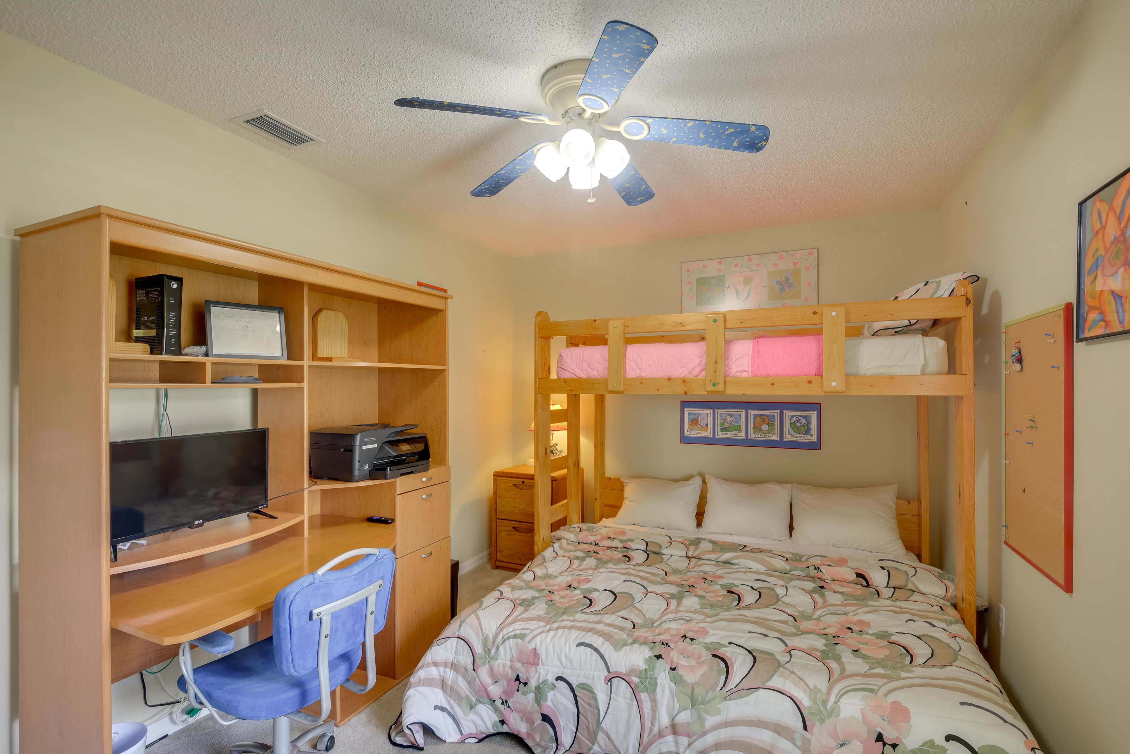 Bedroom 4 | King Bed | Lofted Twin Bed