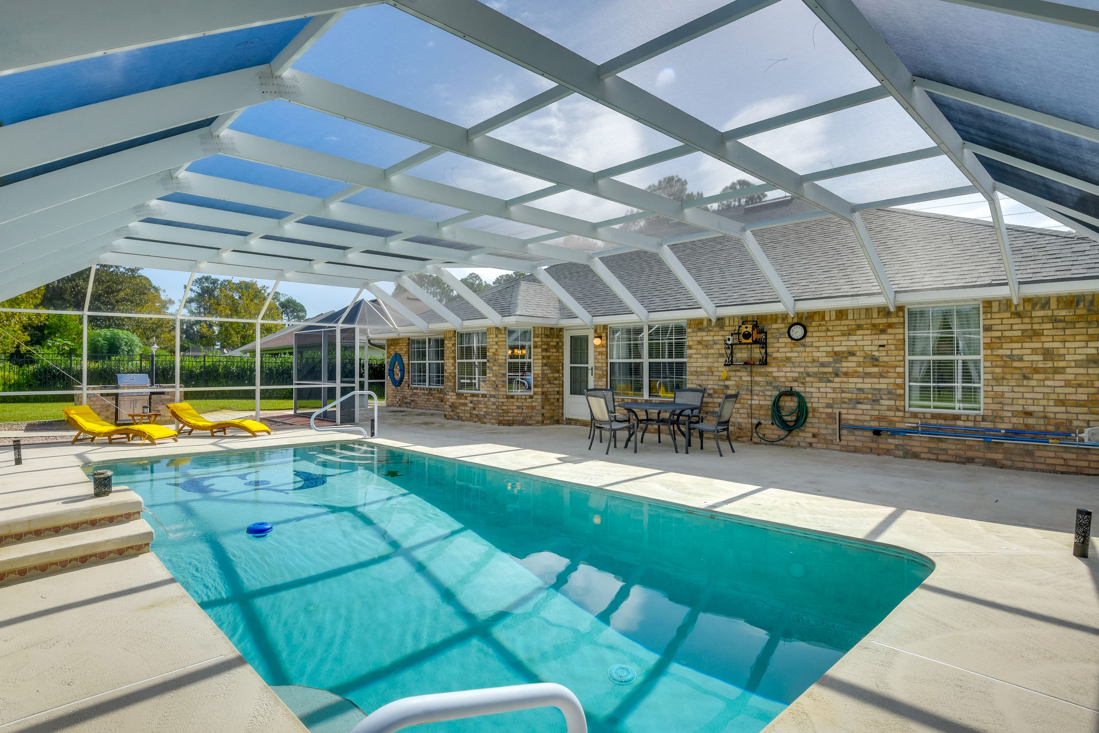 Palm Coast Vacation Rental | 4BR | 2BA | 2,800 Sq Ft | 1 Step to Access