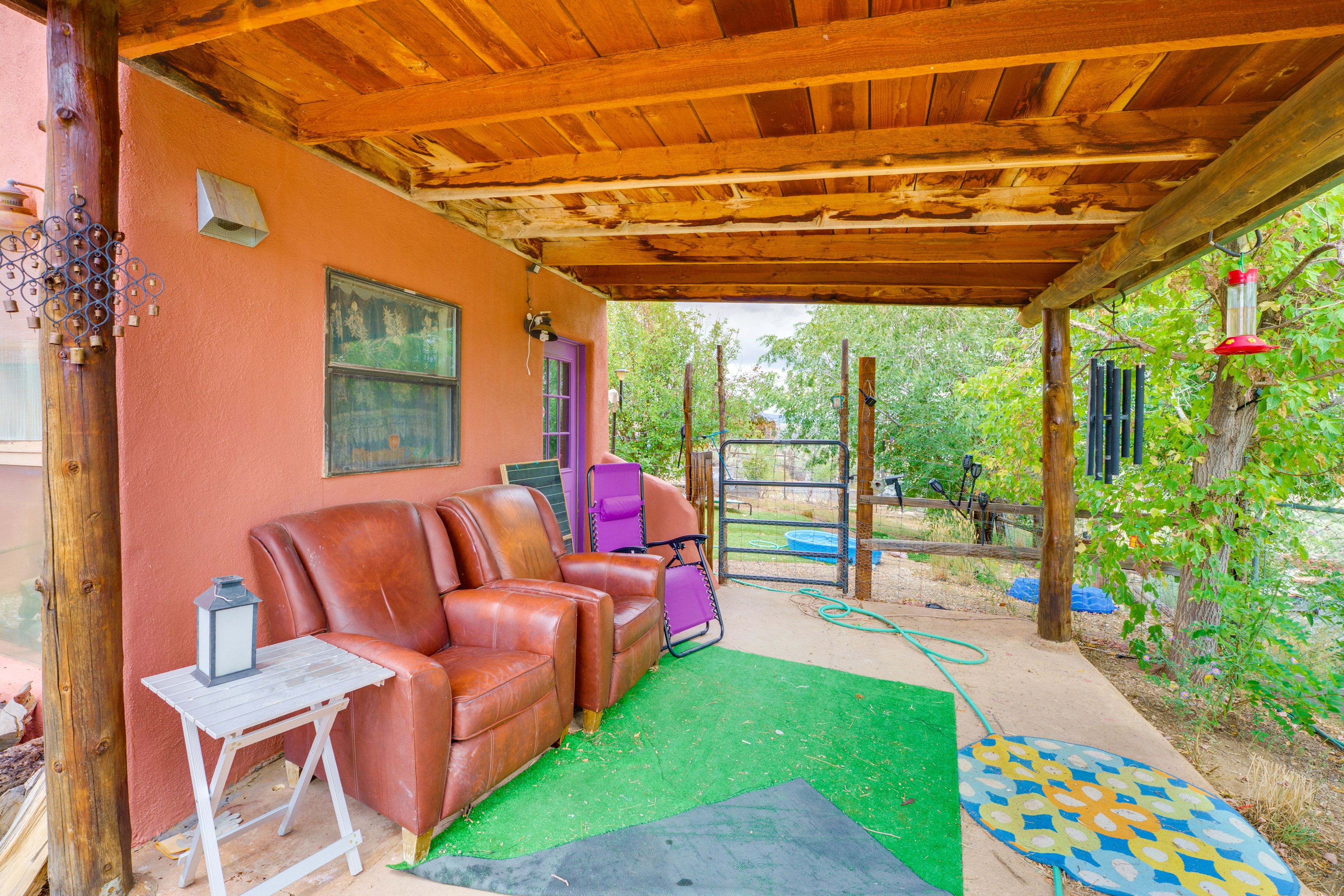 Covered Patio w/ Seating