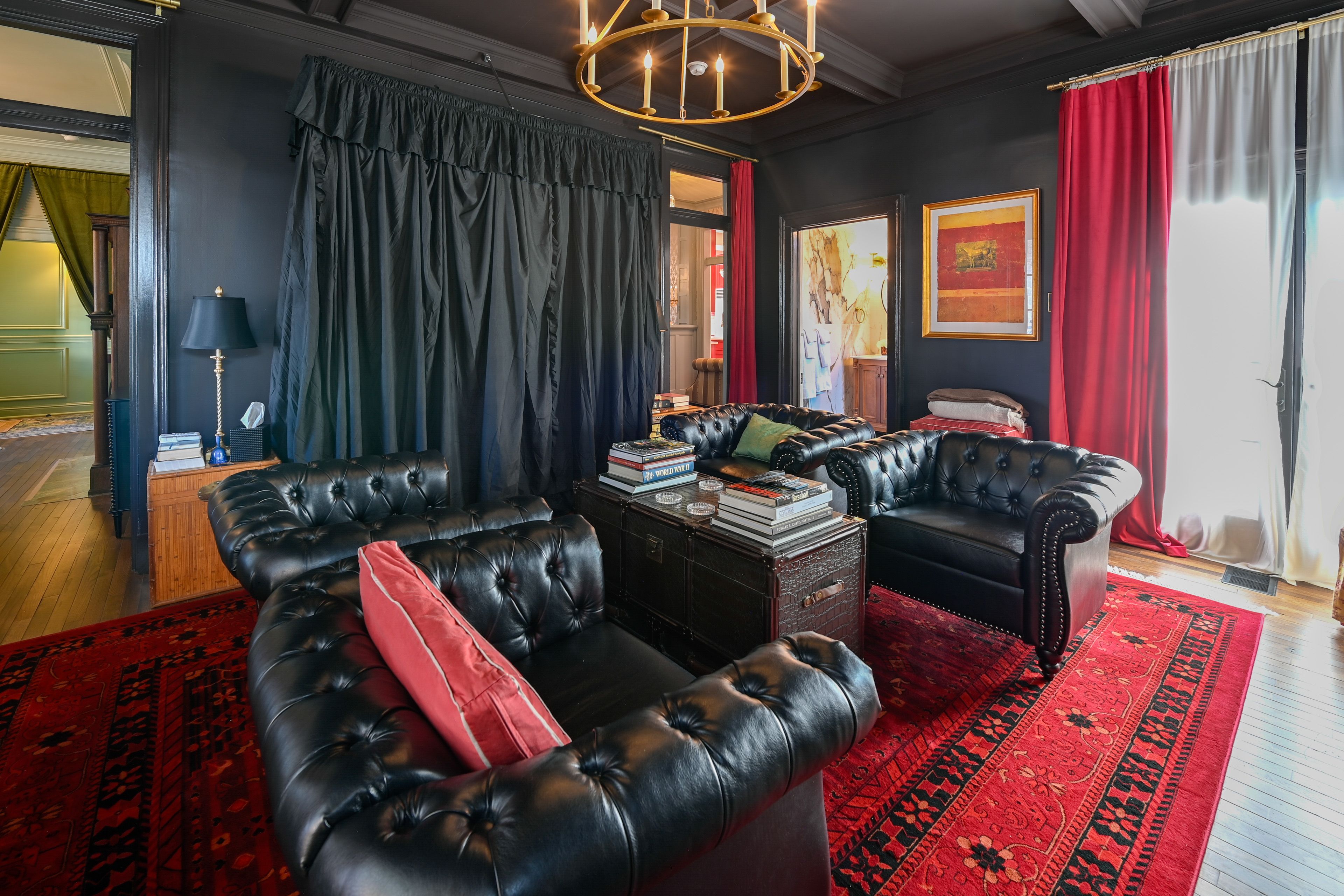 Bedroom 7 (Library) | King Murphy Bed | Converts to Bedroom Upon Request