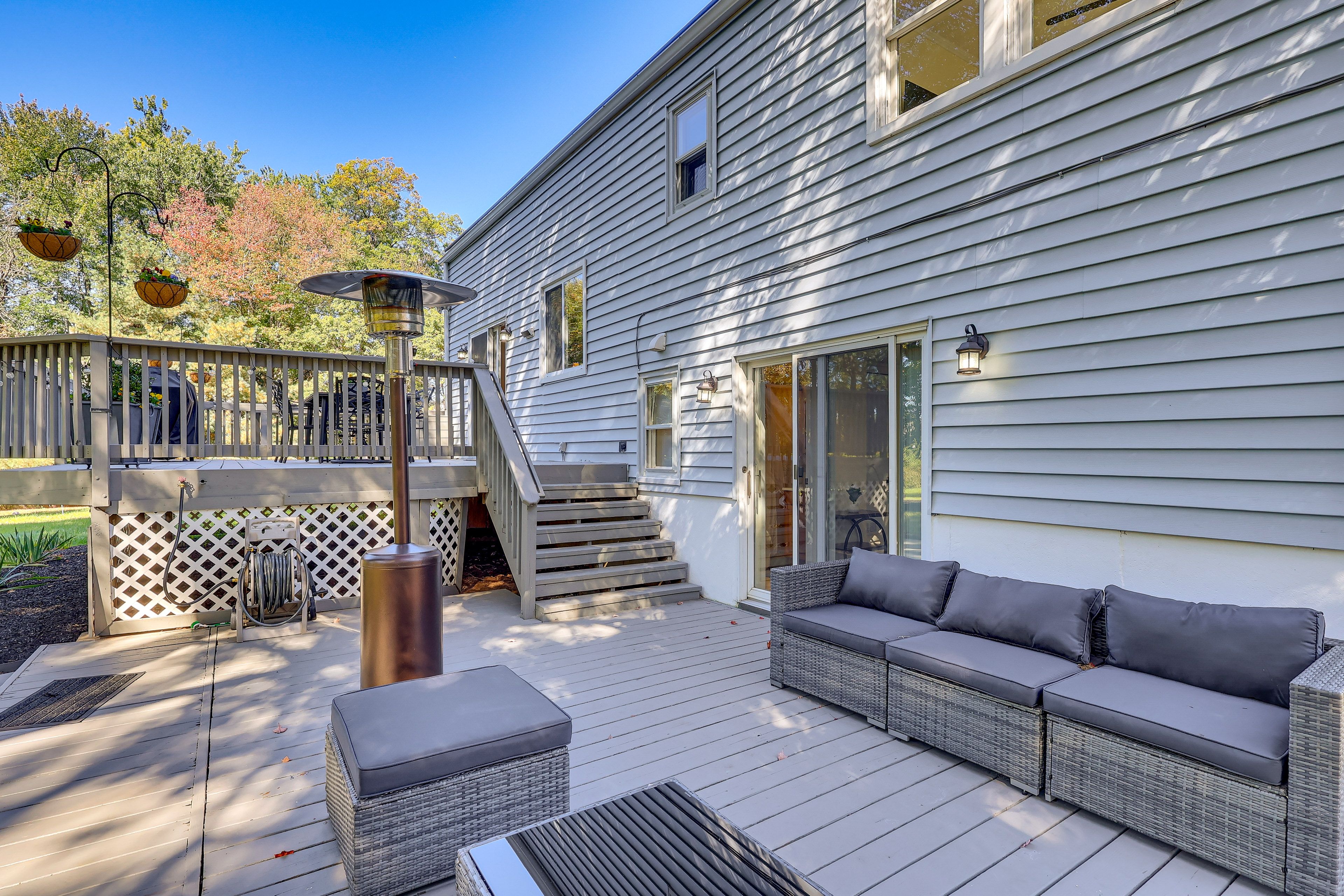 Deck 2 | Lounge Seating | Patio Heater