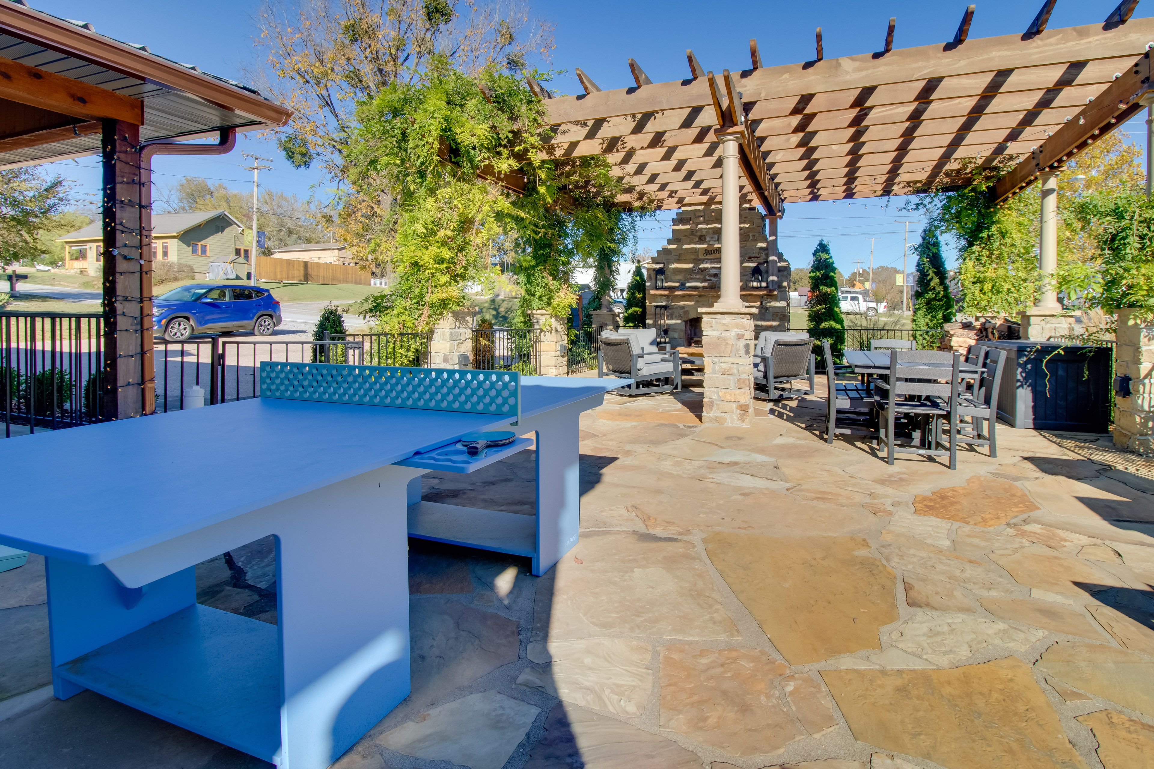 Shared Patio | Ping-Pong Table | Wood-Burning Fireplace | Cornhole