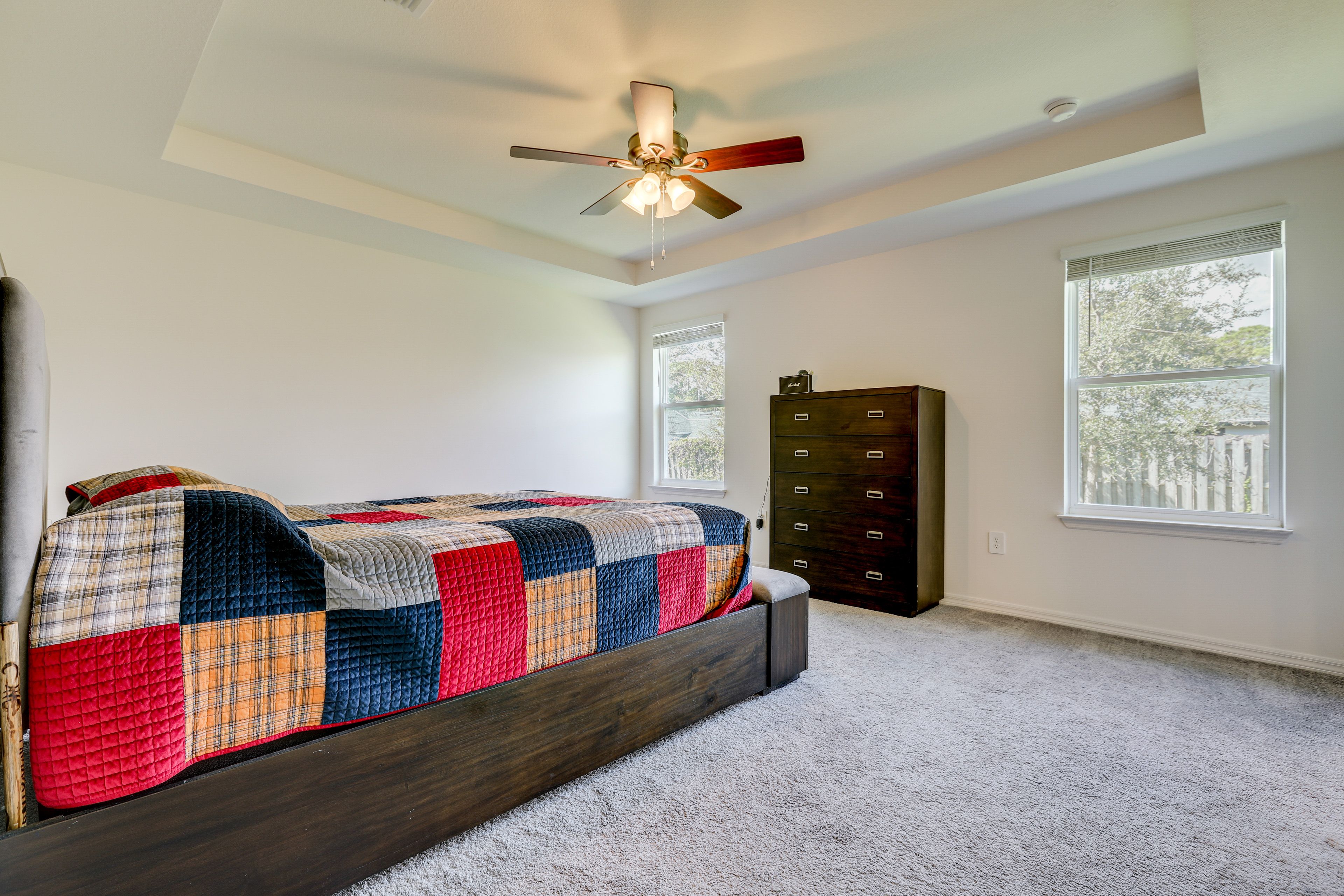 Bedroom 1 | Queen Bed | Linens Provided | En-Suite Bathroom