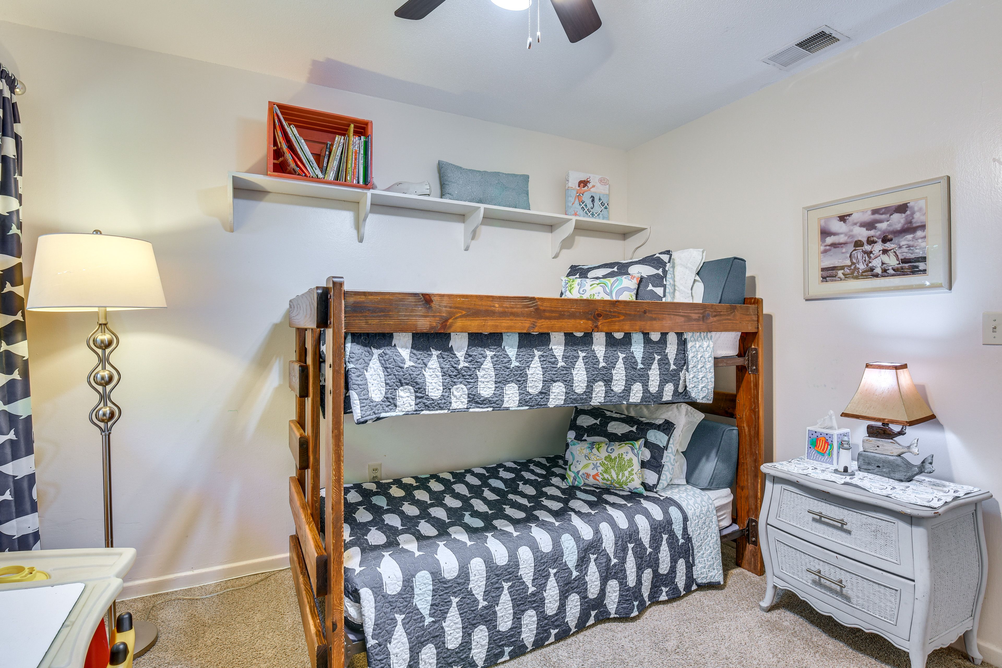 Bedroom 4 | Twin Bunk Bed | Kids' Books & Games