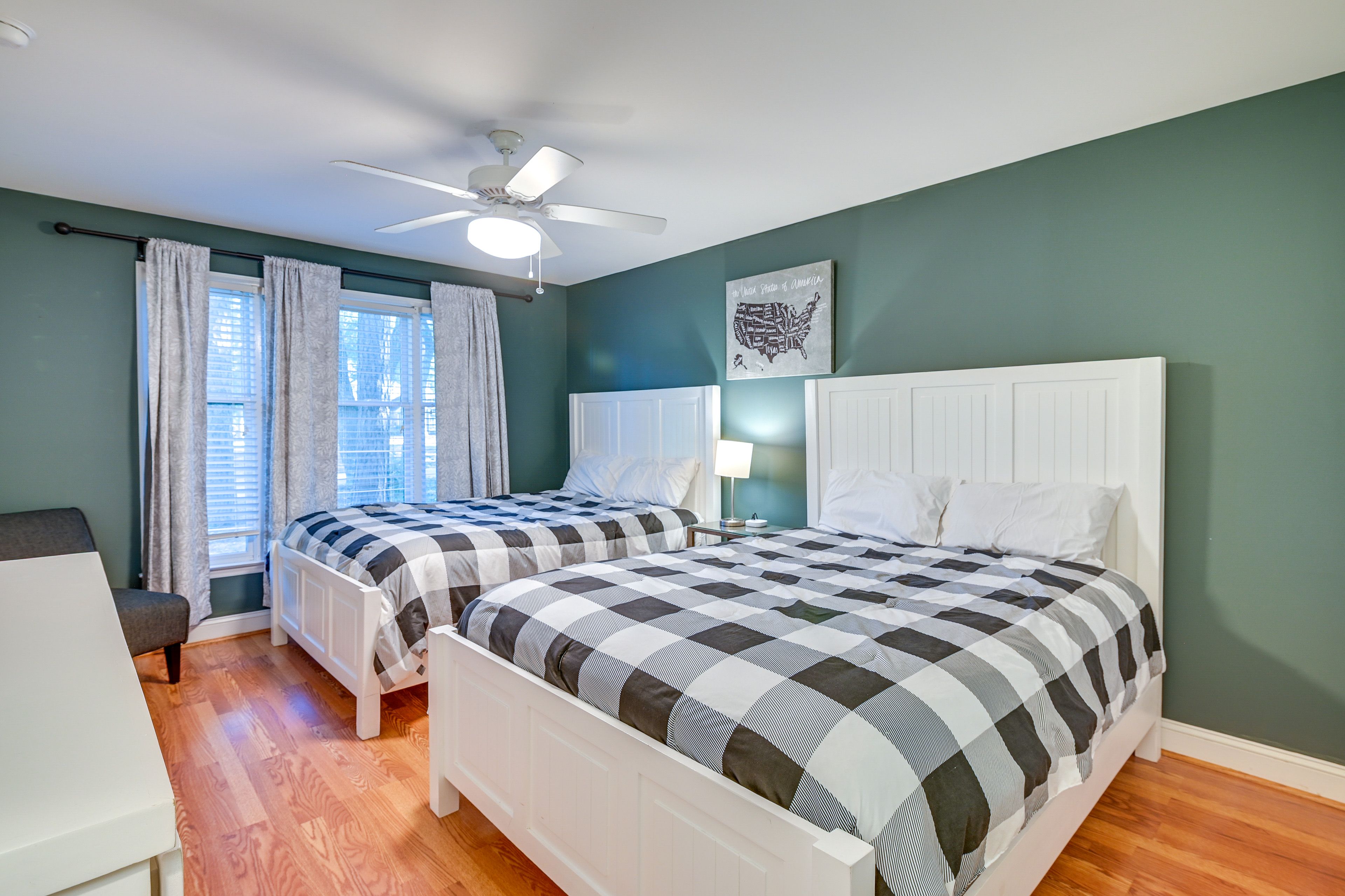 Bedroom 1 | 2 Queen Beds | Linens Provided