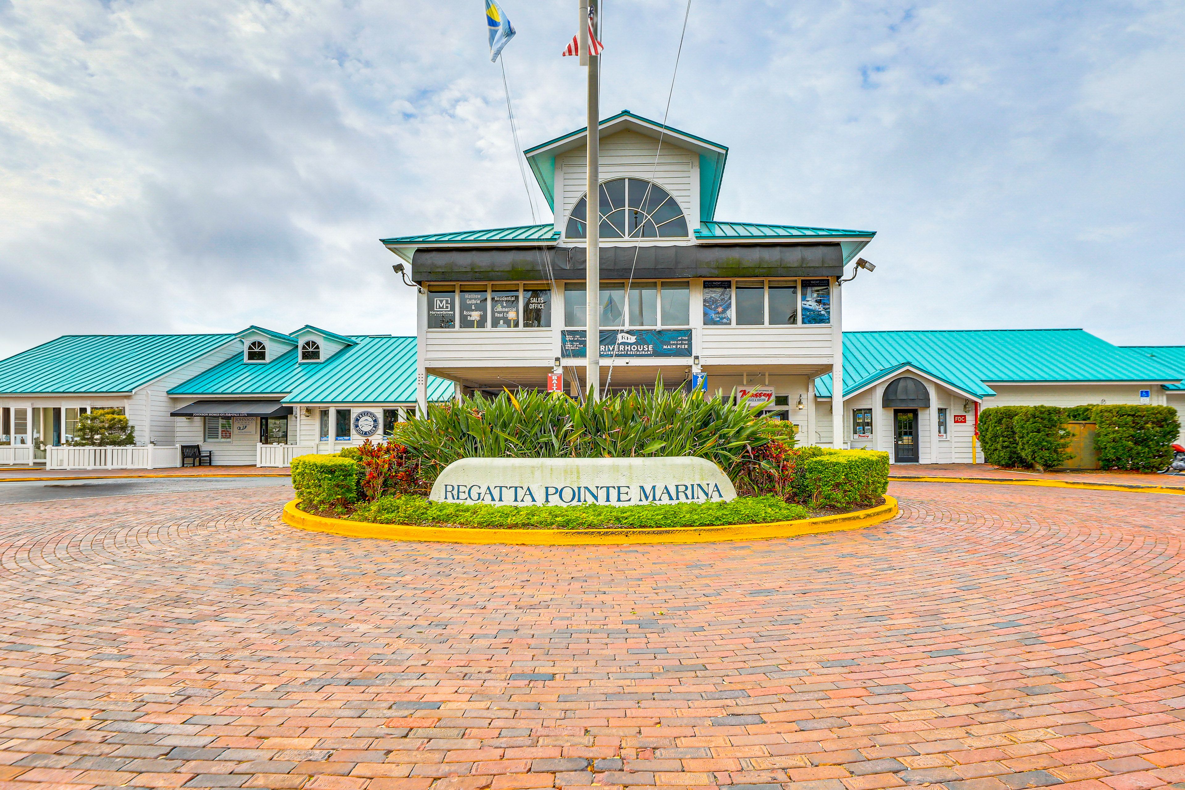 0.6 Miles to Regatta Pointe Marina | Boat Rentals | Public Boat Launch