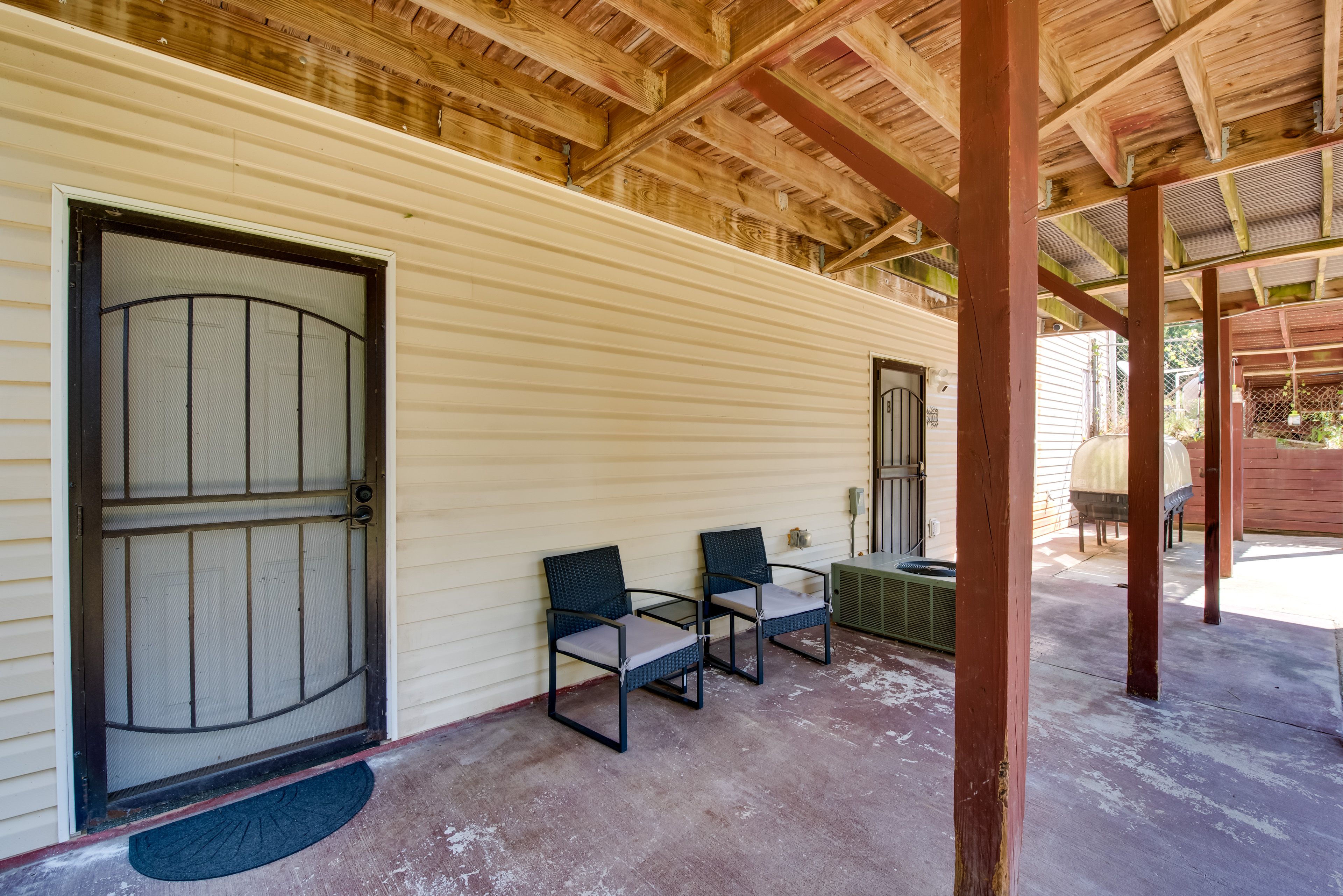 Apartment Entrance | Covered Patio