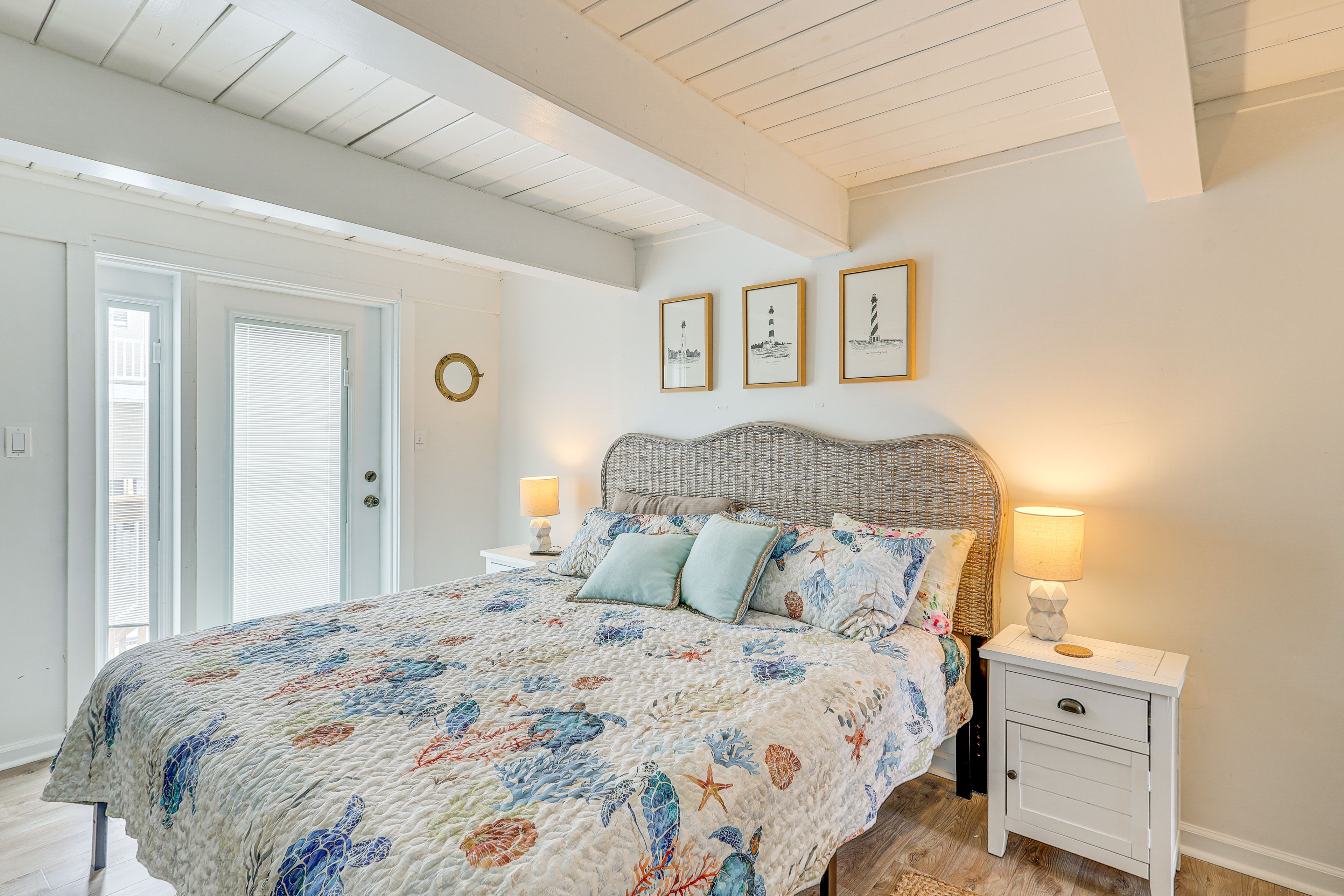 Bedroom 2 | King Bed | Deck Access | Main Level