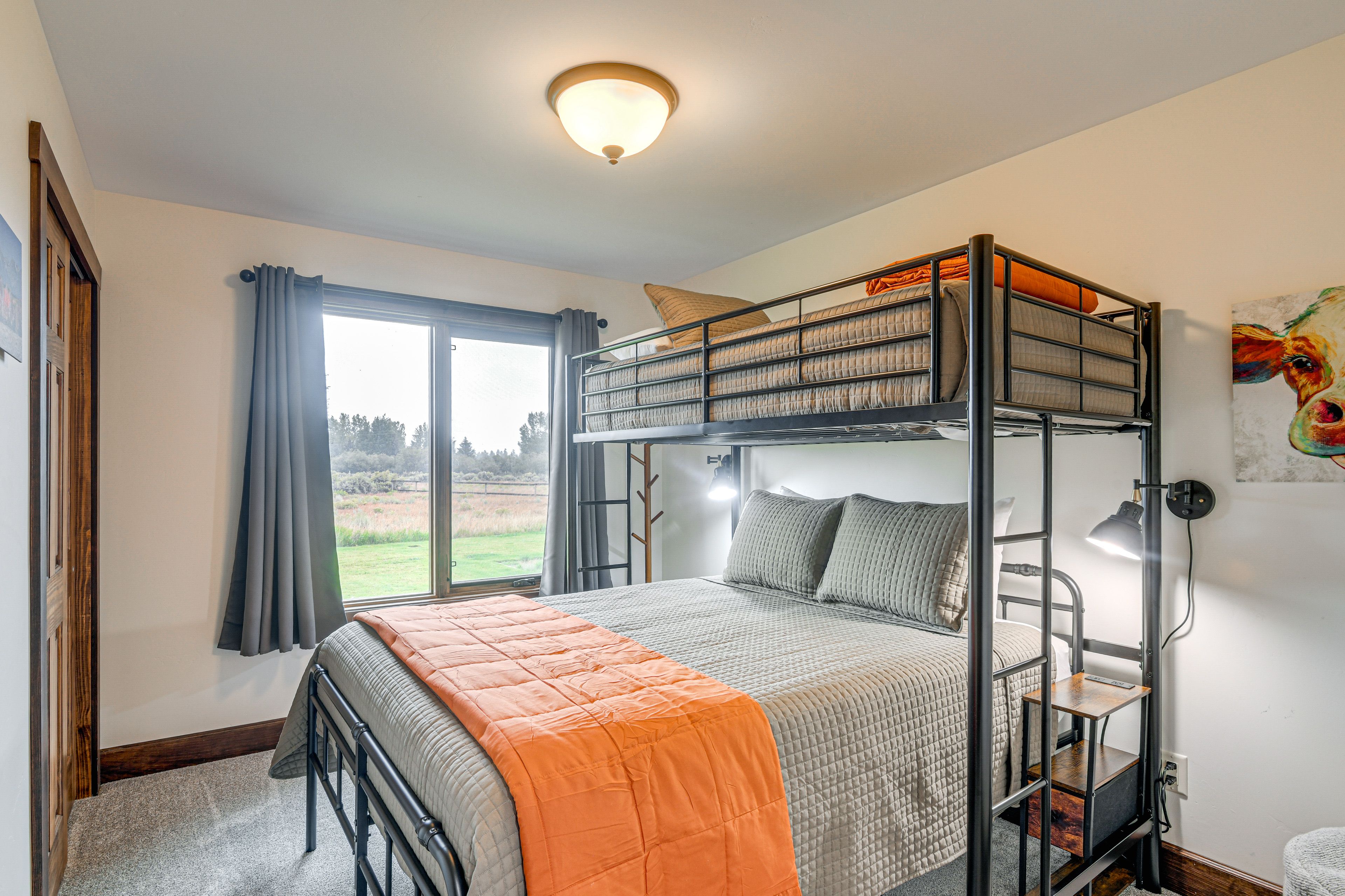 Bedroom 2 | Queen Bed | Lofted Twin Bed