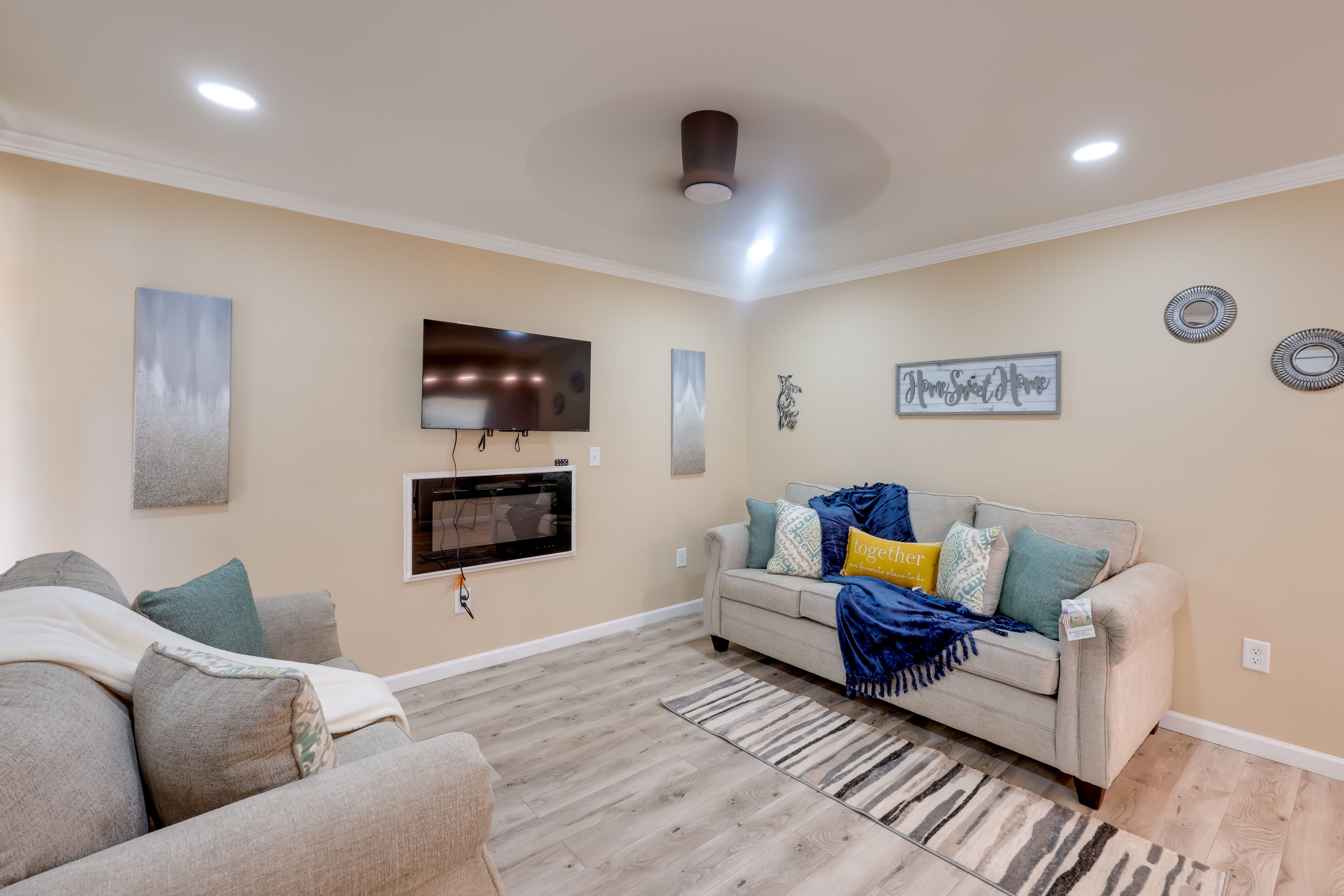 Birmingham Vacation Rental | 3BR | 3BA | Steps Required | 1,550 Sq Ft