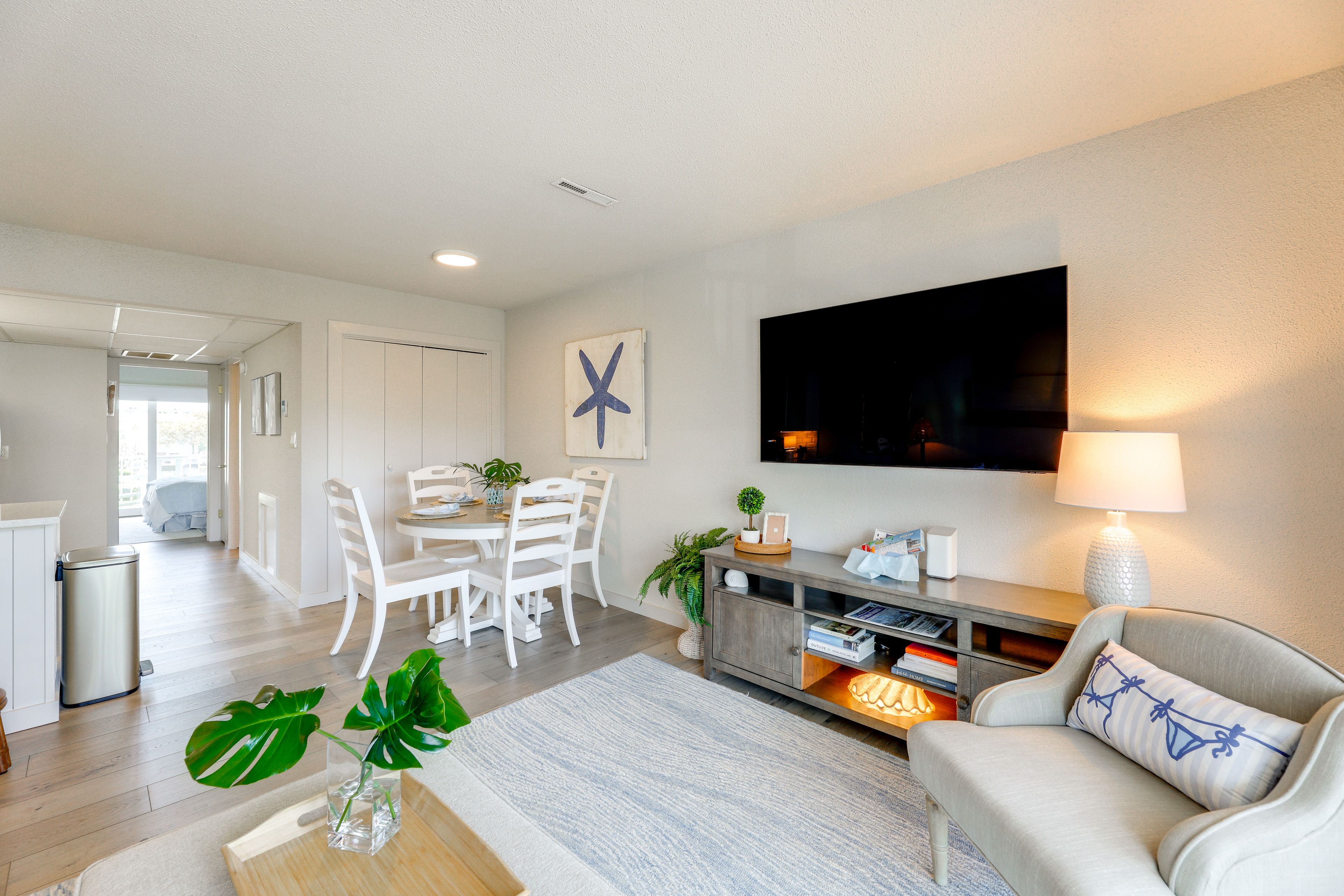 Property Interior | Single-Story Condo | Free WiFi | Central A/C & Heating