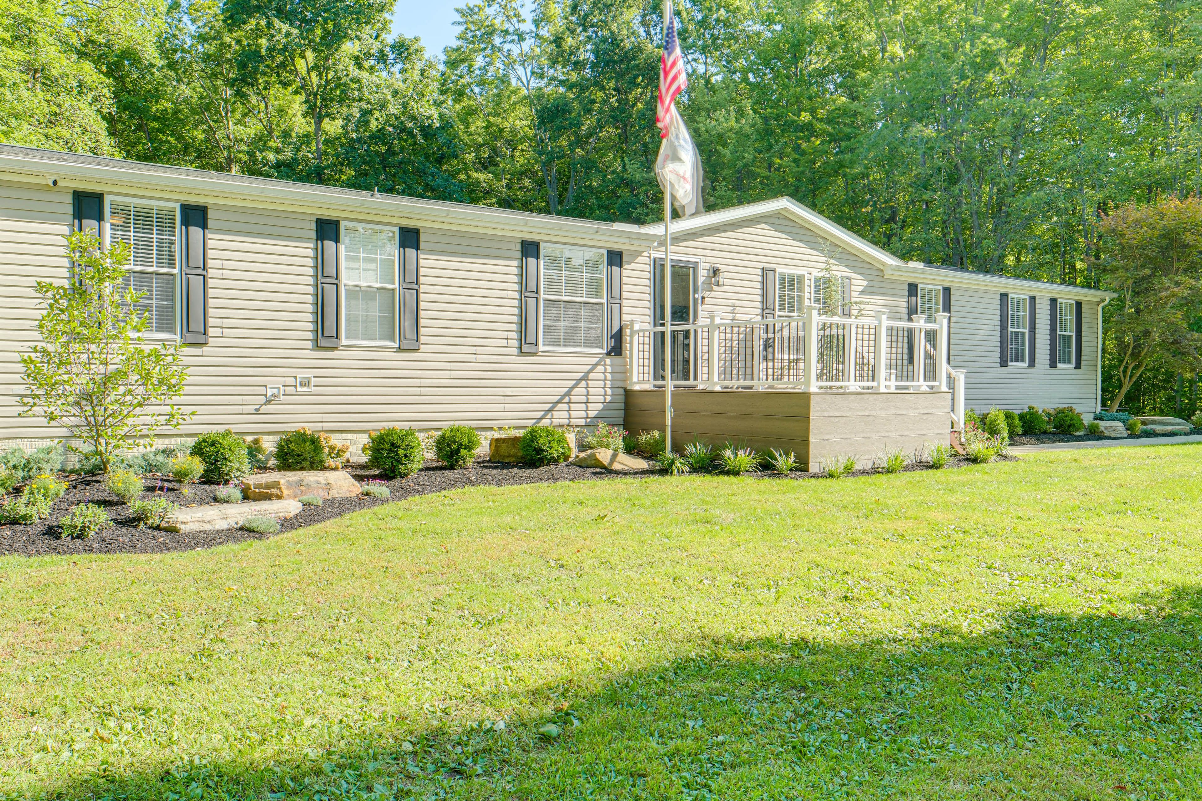 Property Exterior | Single-Story Home w/ Basement