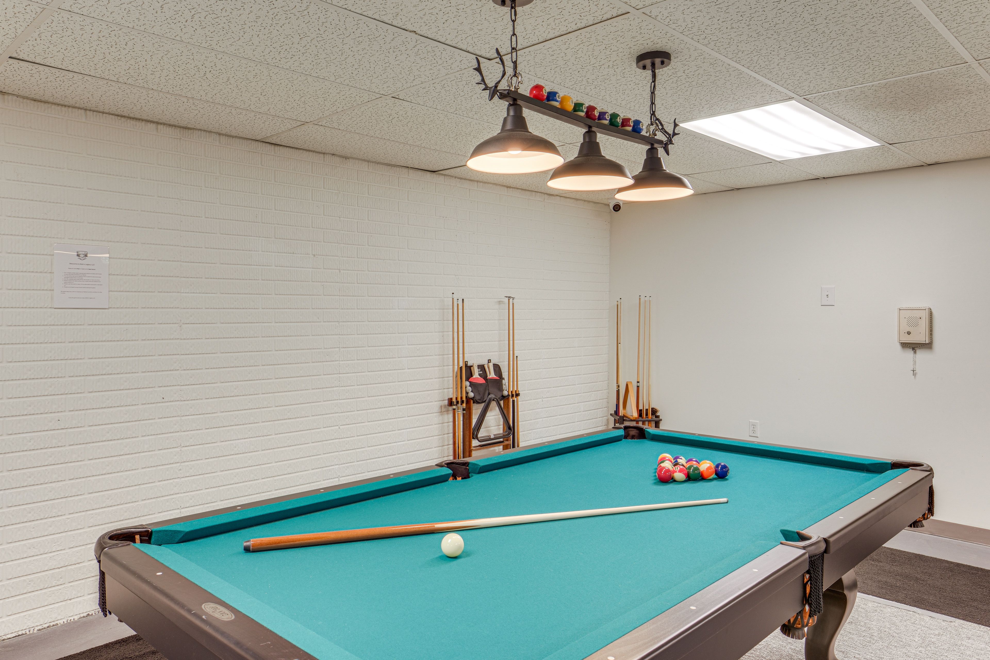 Game Room | Basement | Pool Table