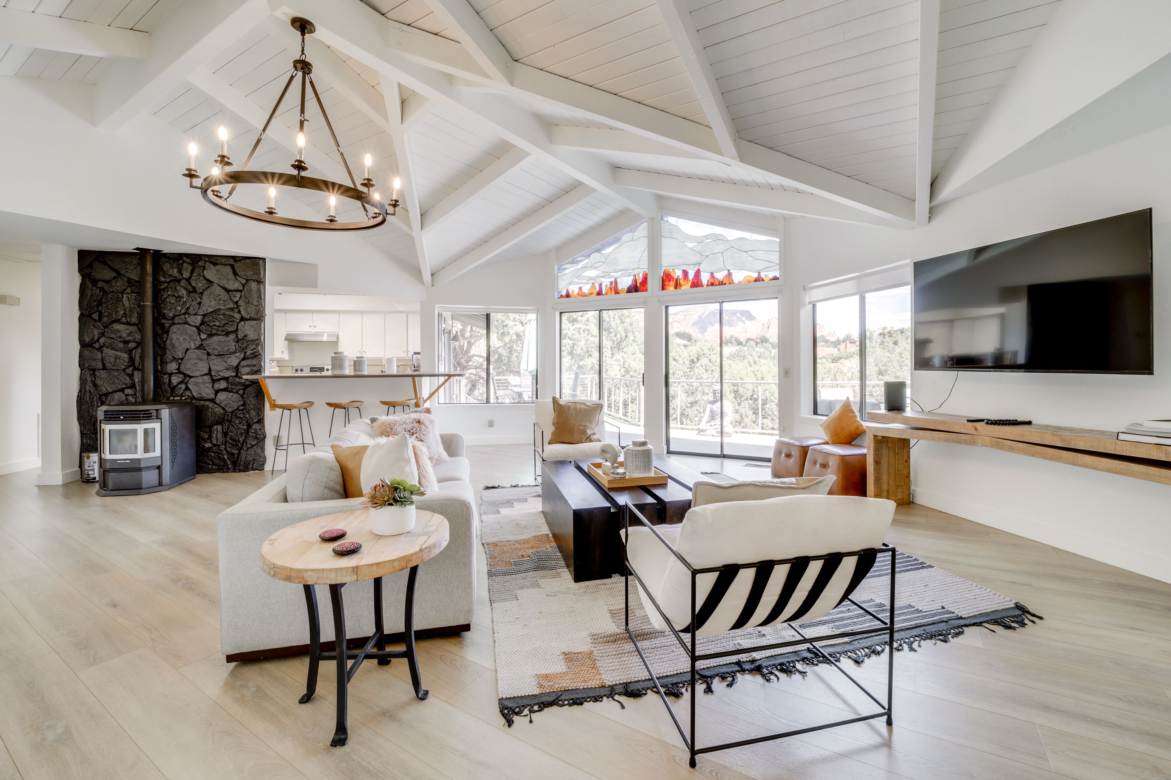 Living Room | Wood-Burning Stove