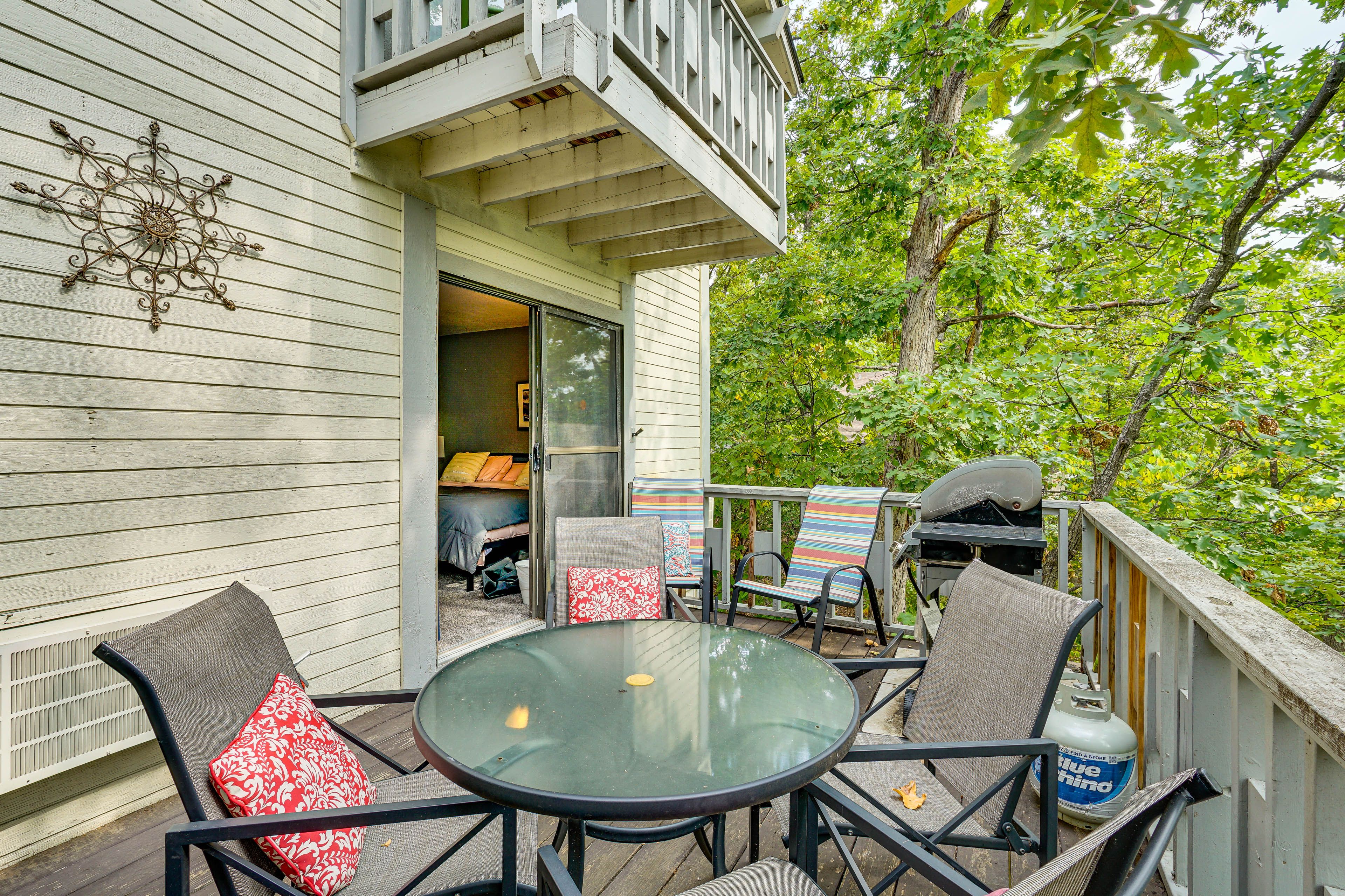 Balcony | Gas Grill | Main Level