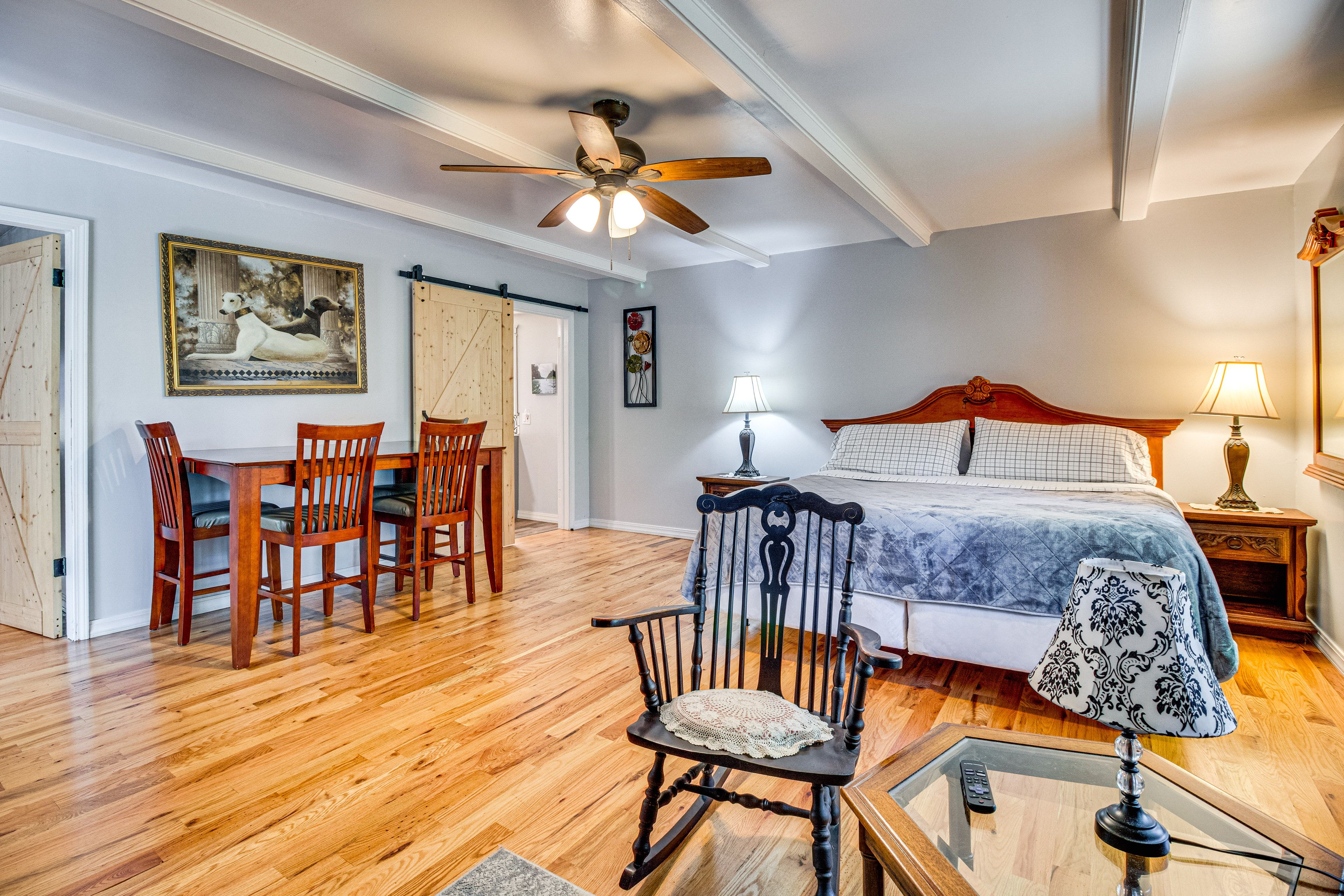 Bedroom 1 | King Bed | Linens Provided | Smart TV