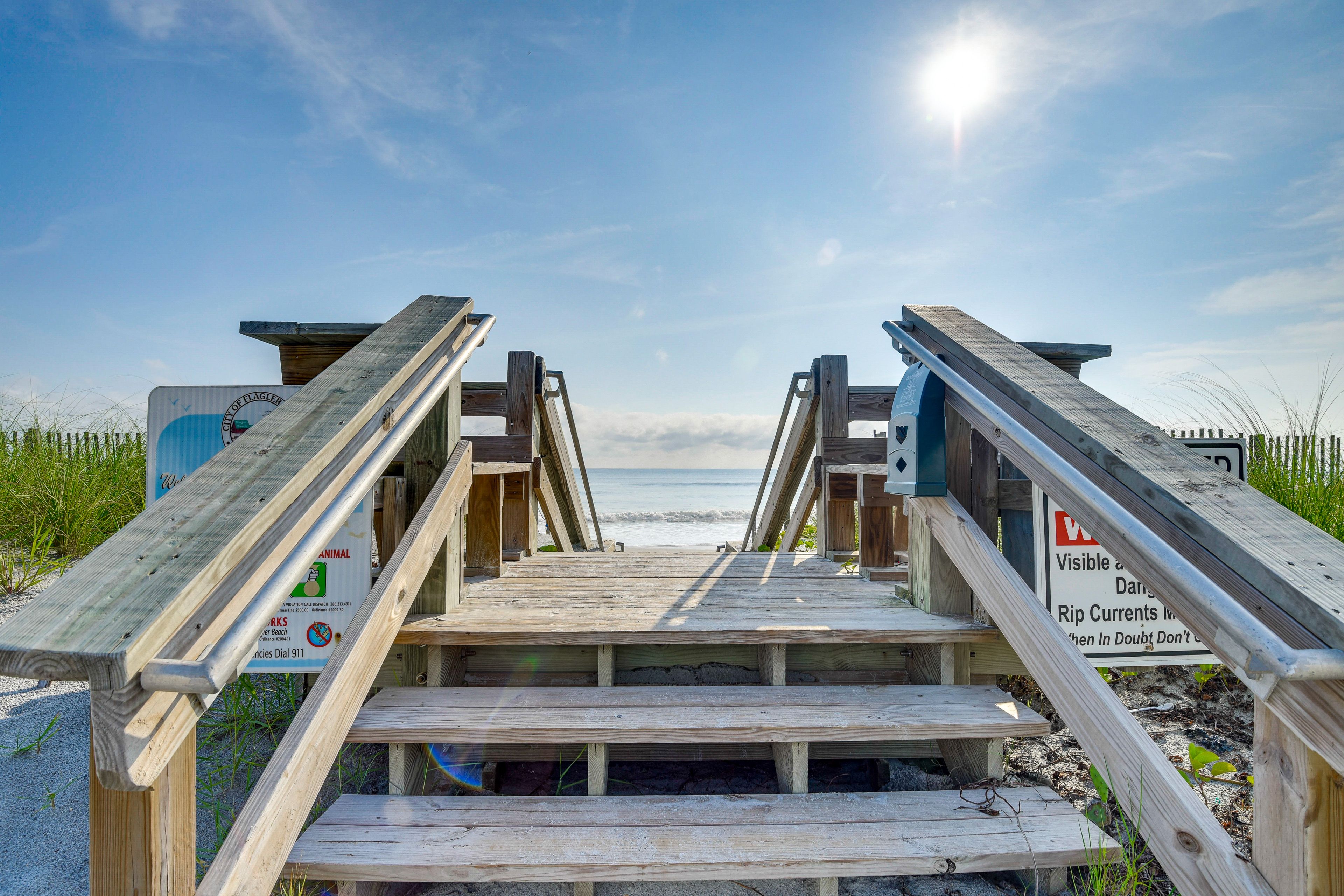 Beach Access Across Street