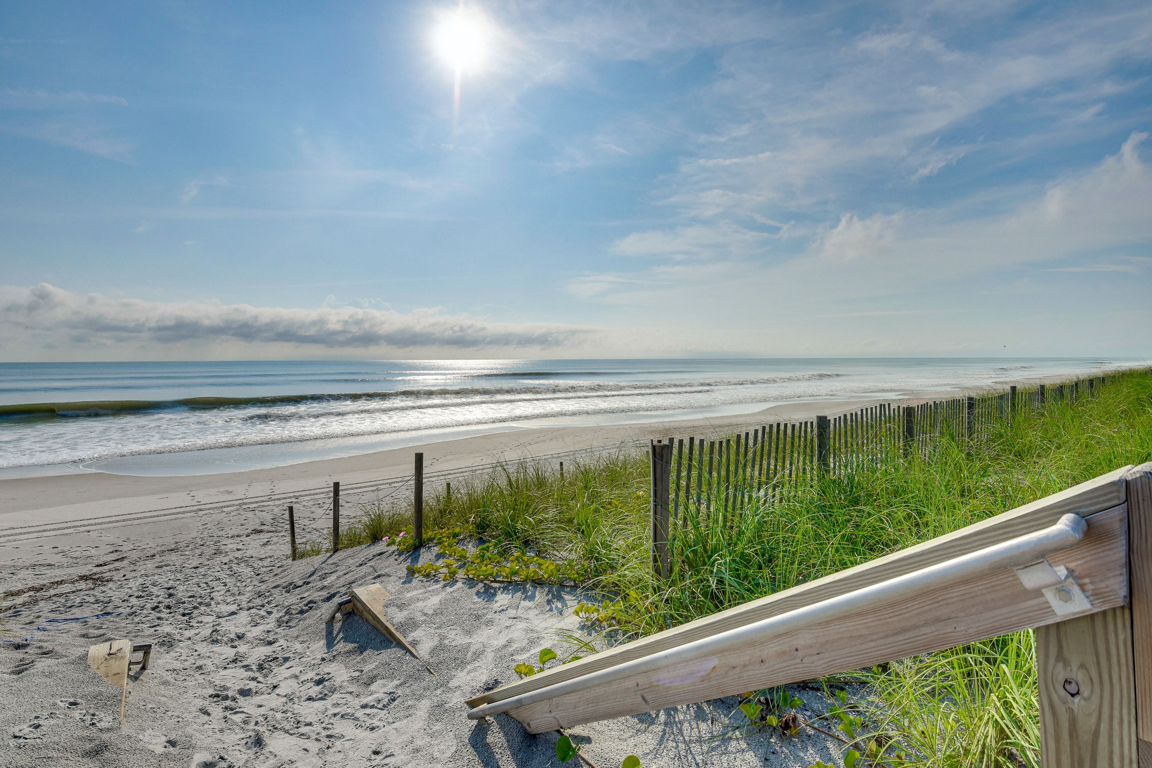 On-Site Beach Access | Beach Chairs Provided