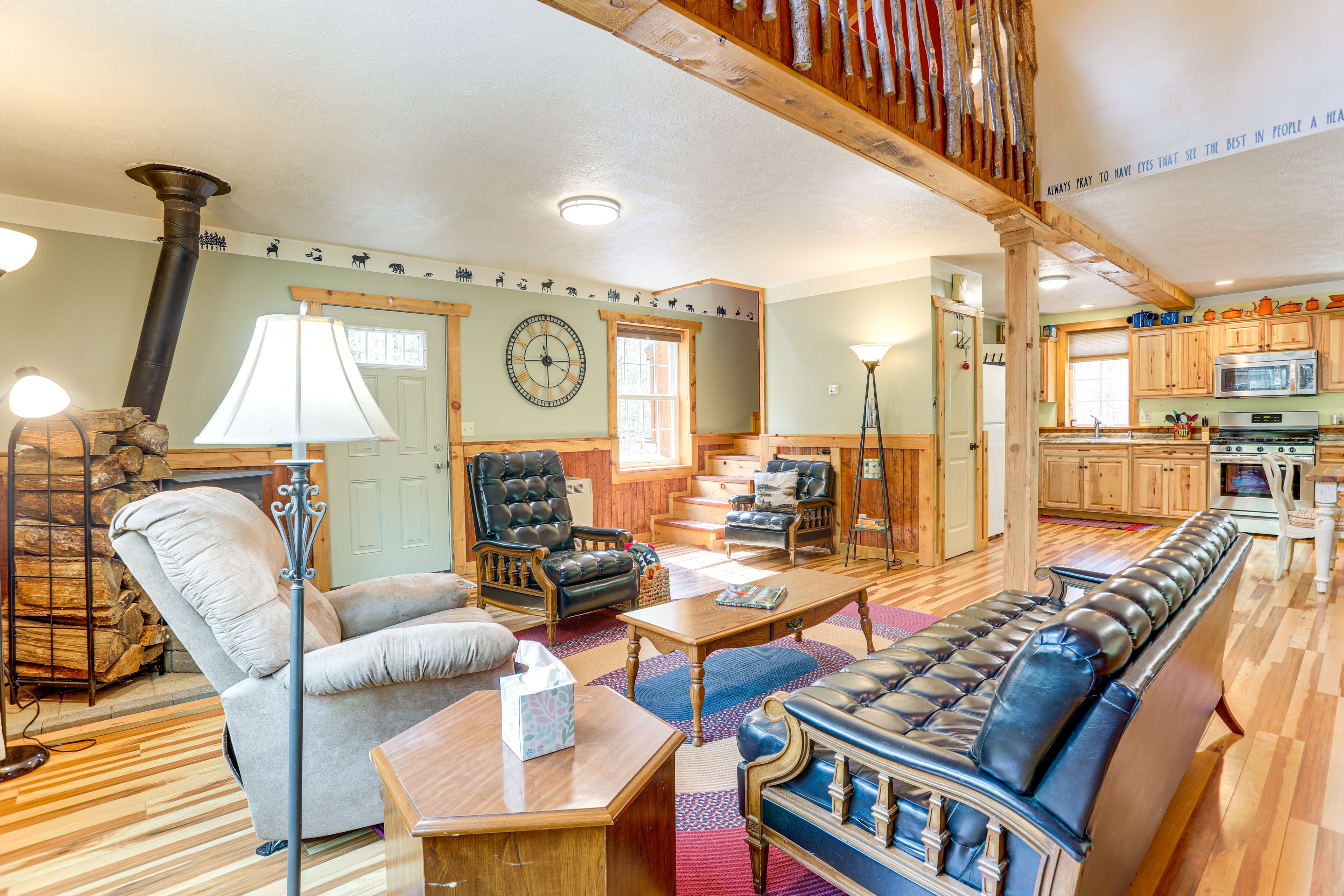 Living Room | Wood-Burning Stove | 1st Floor