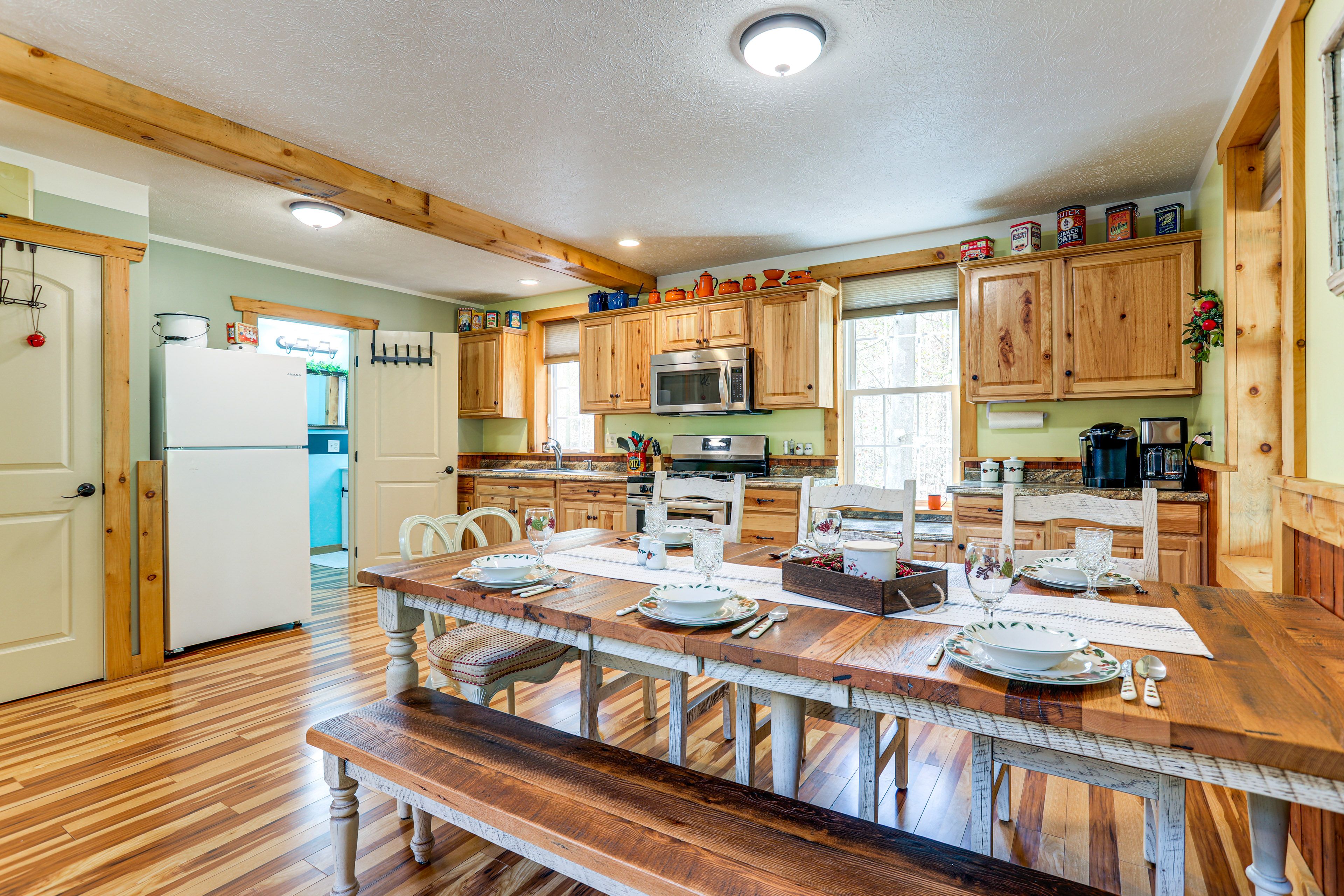 Dining Area | Dishware & Flatware | 1st Floor