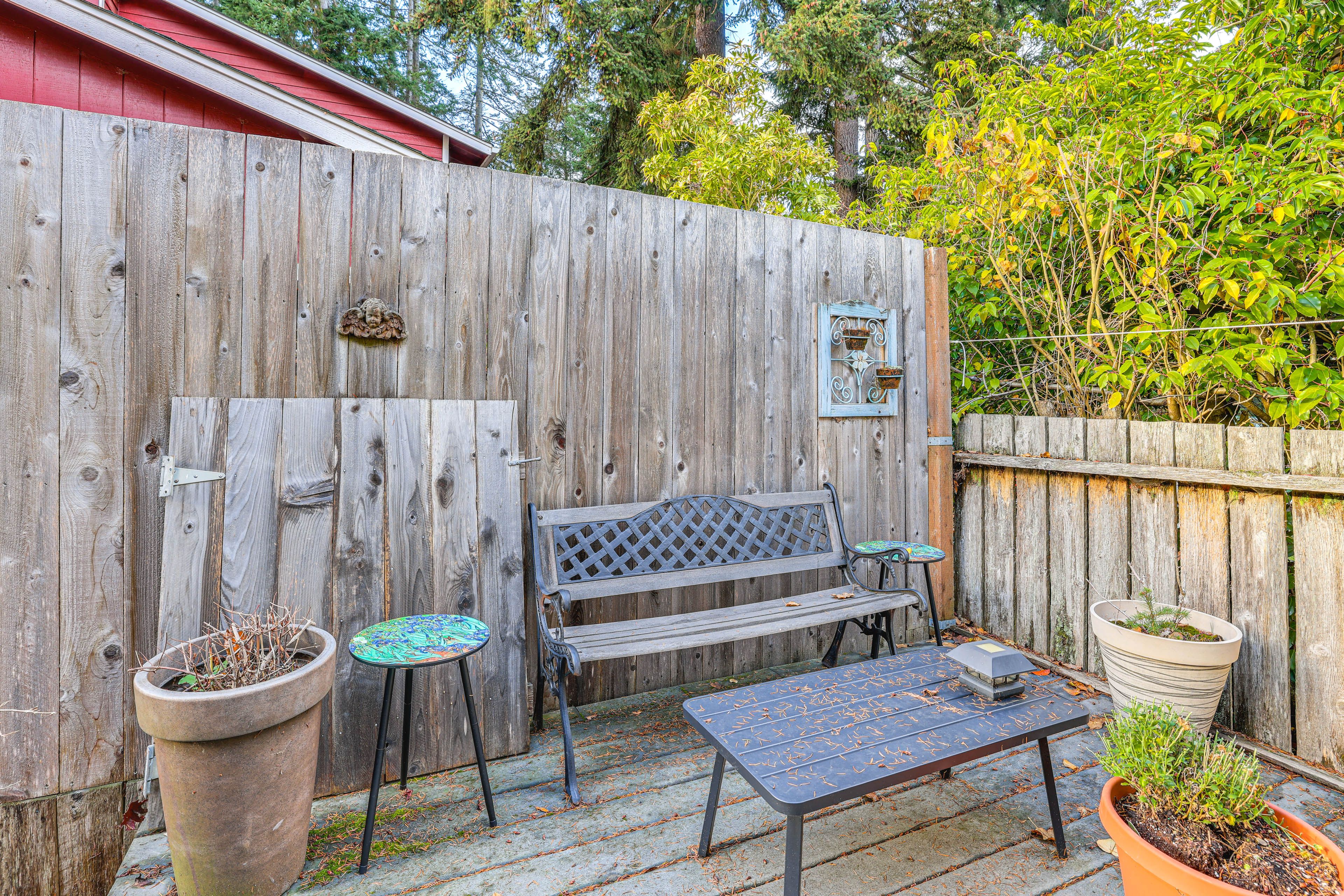 Guest House | Outdoor Living Space | Fenced Yard | Furnished Patio