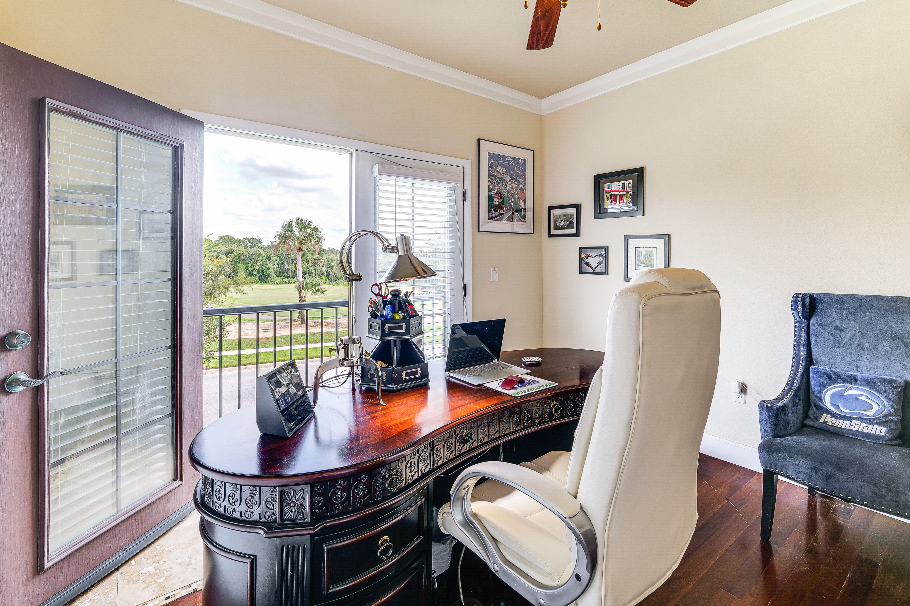 Office | Golf Course Views | Desk Workspace | Free High-Speed WiFi