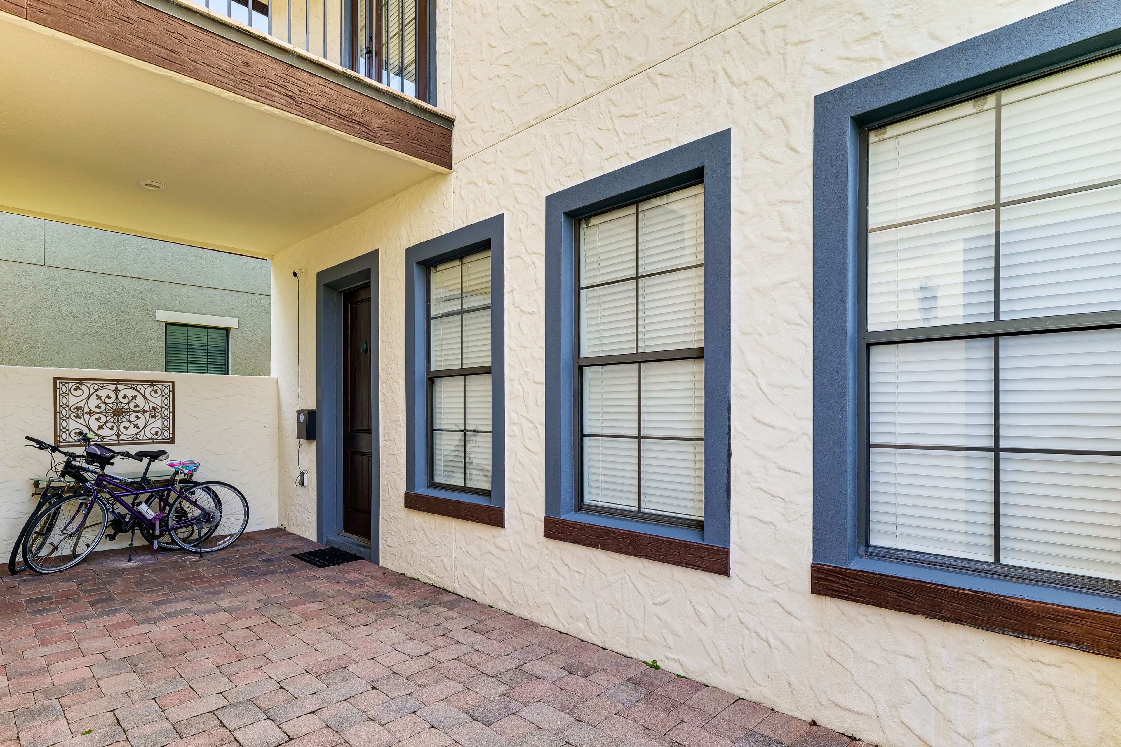 Property Entrance | 2 Bicycles Provided