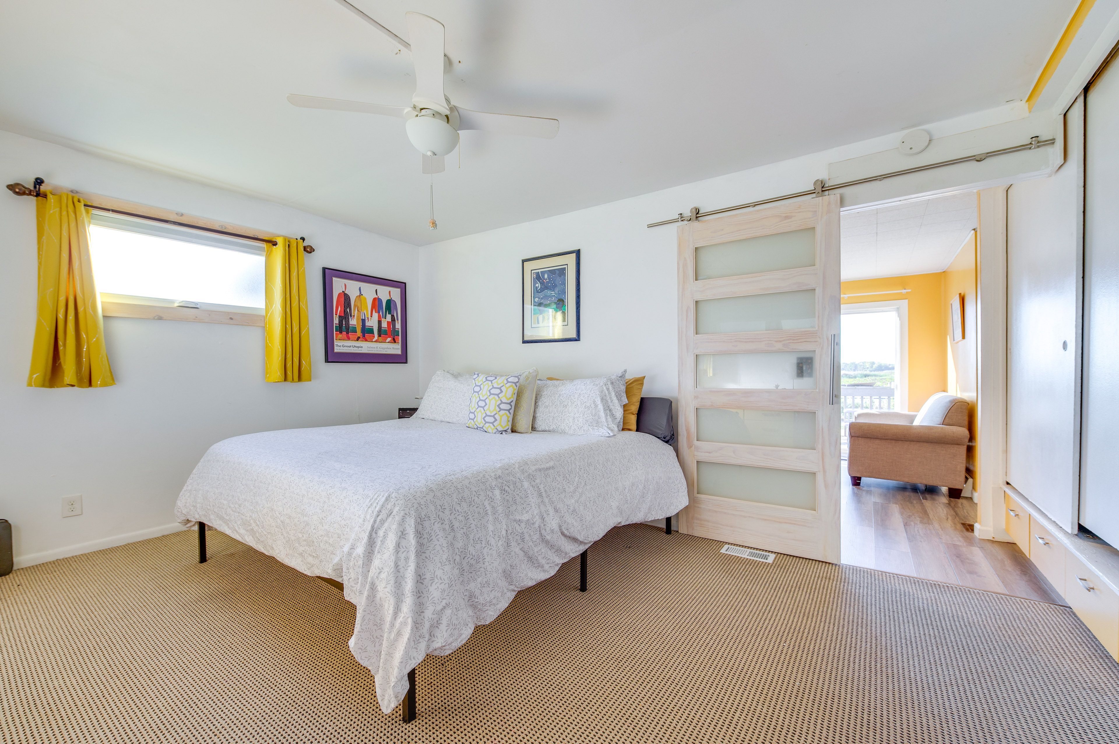 Bedroom 1 | King Bed | Linens Provided | Smart TV