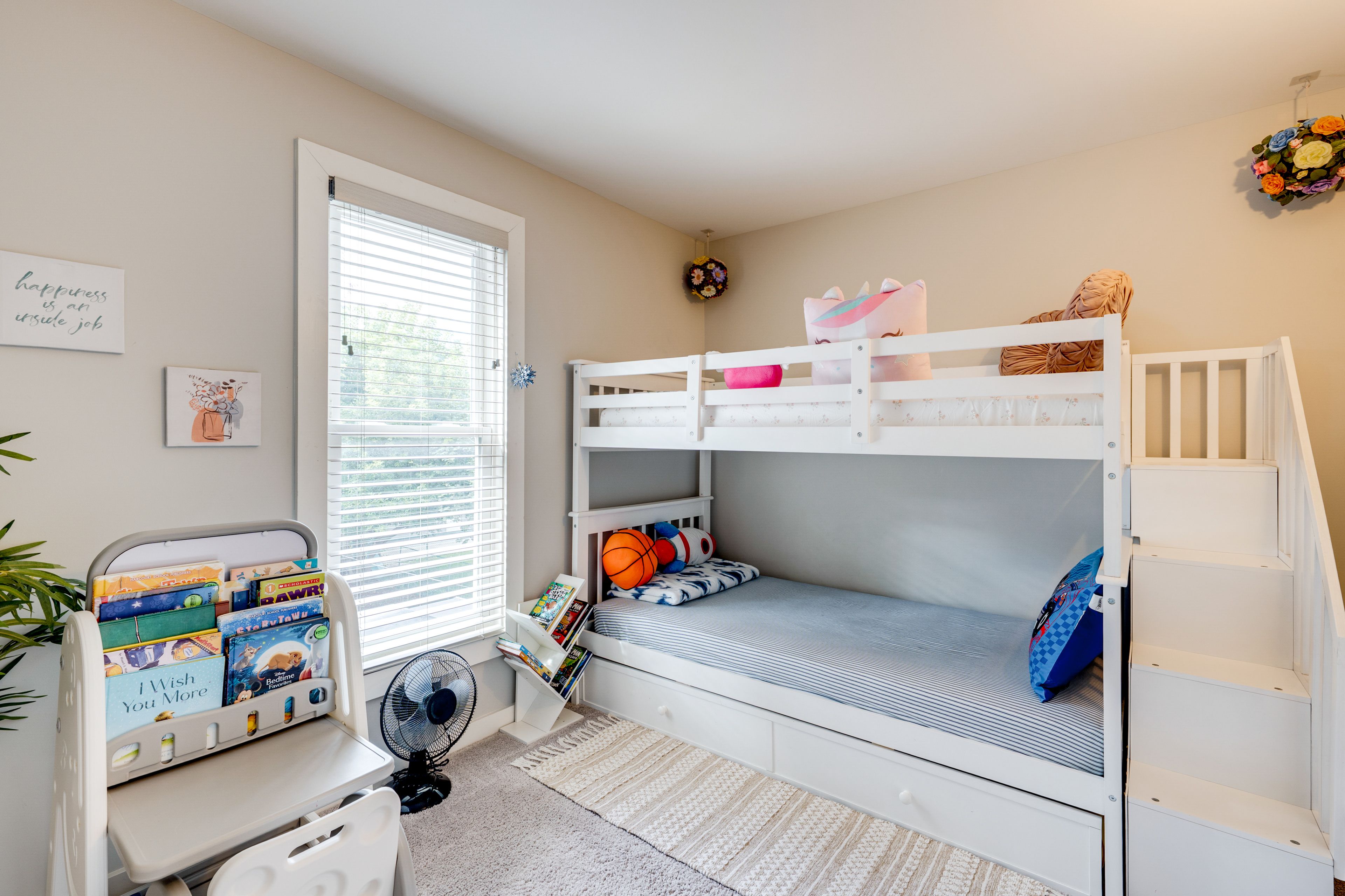 Bedroom 3 | 2nd Floor | Twin Bunk Bed | Children's Toys & Books