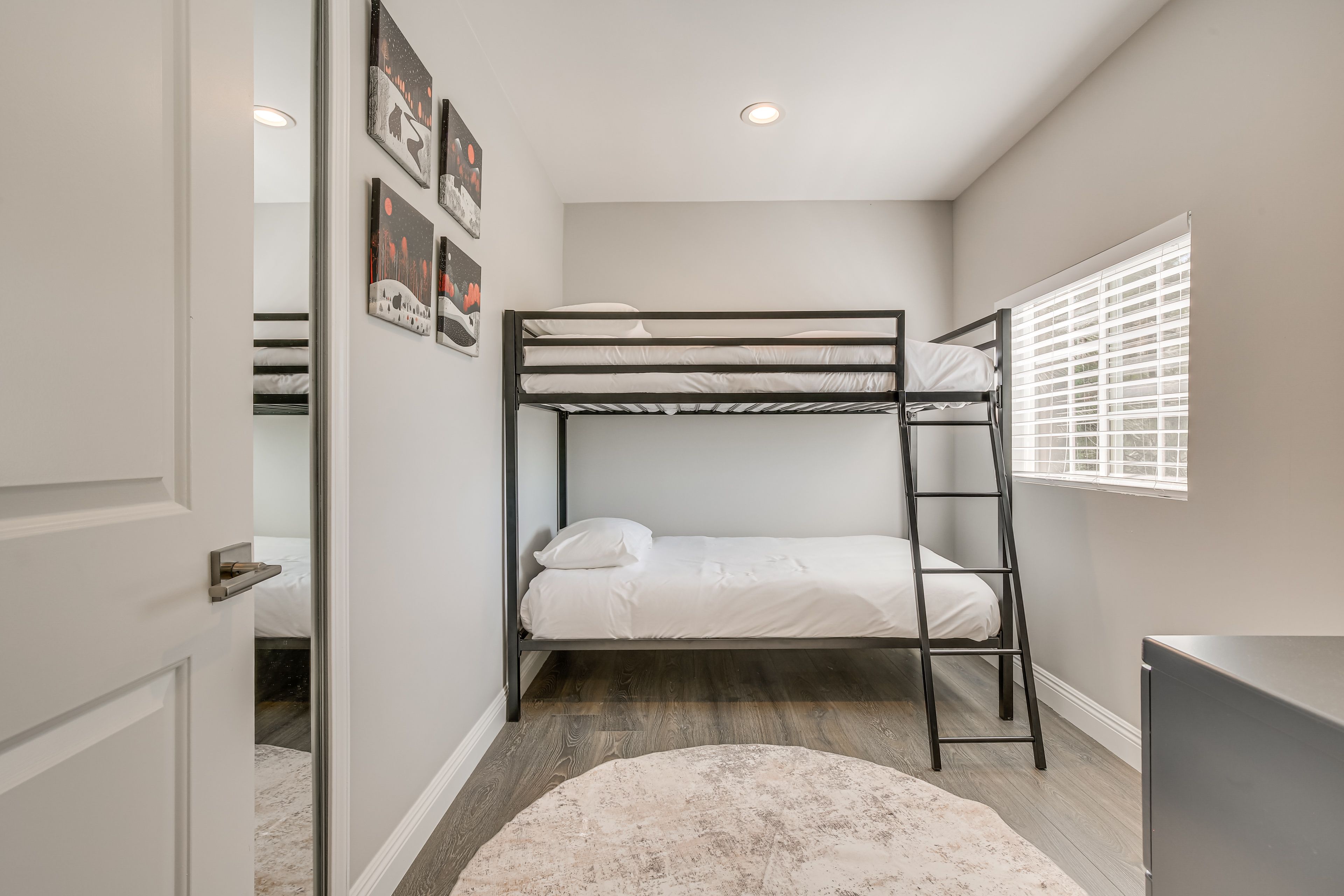 Bedroom 5 | Twin Bunk Bed | Basement Level