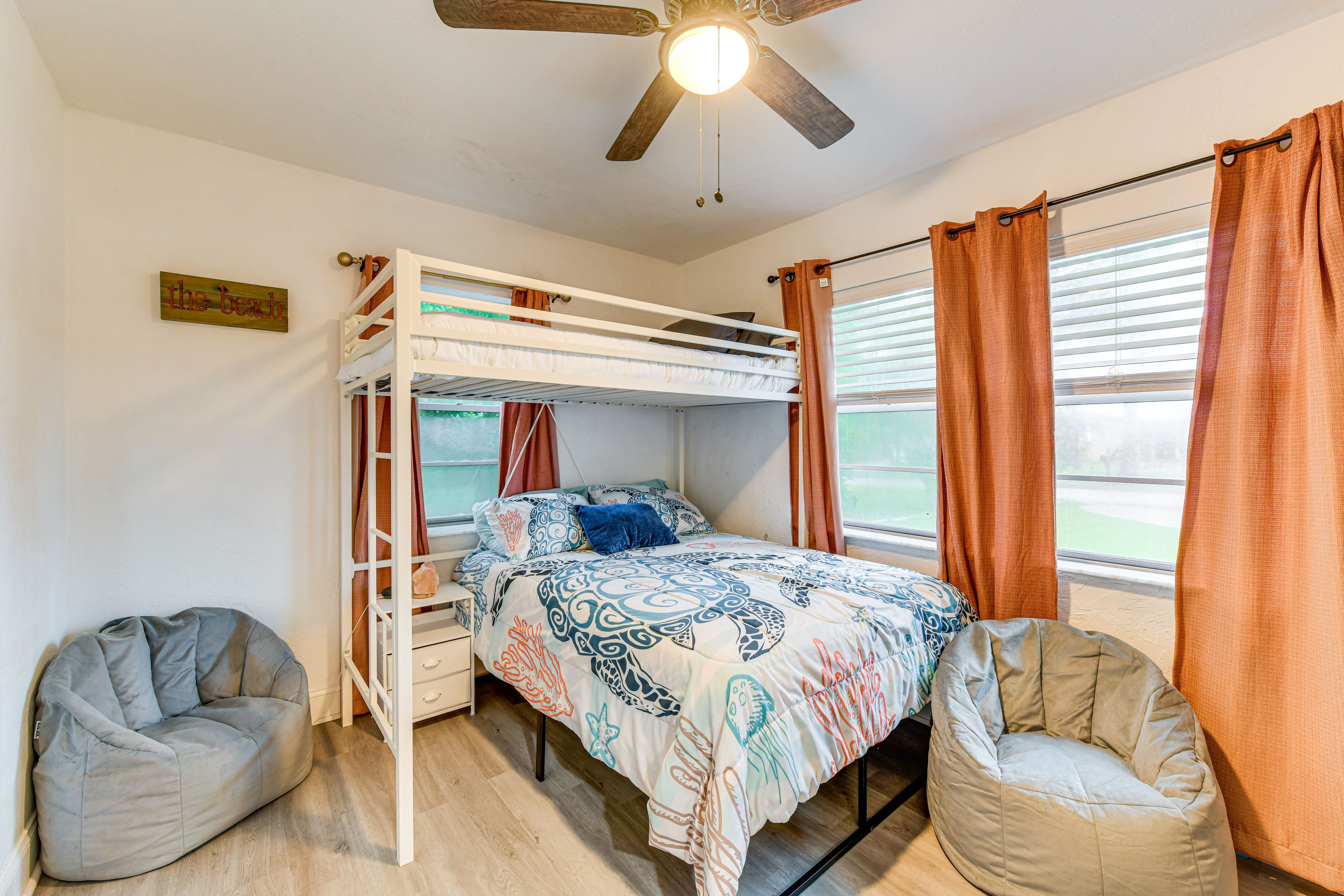 Bedroom 4 | Queen Bed | Lofted Twin Bed