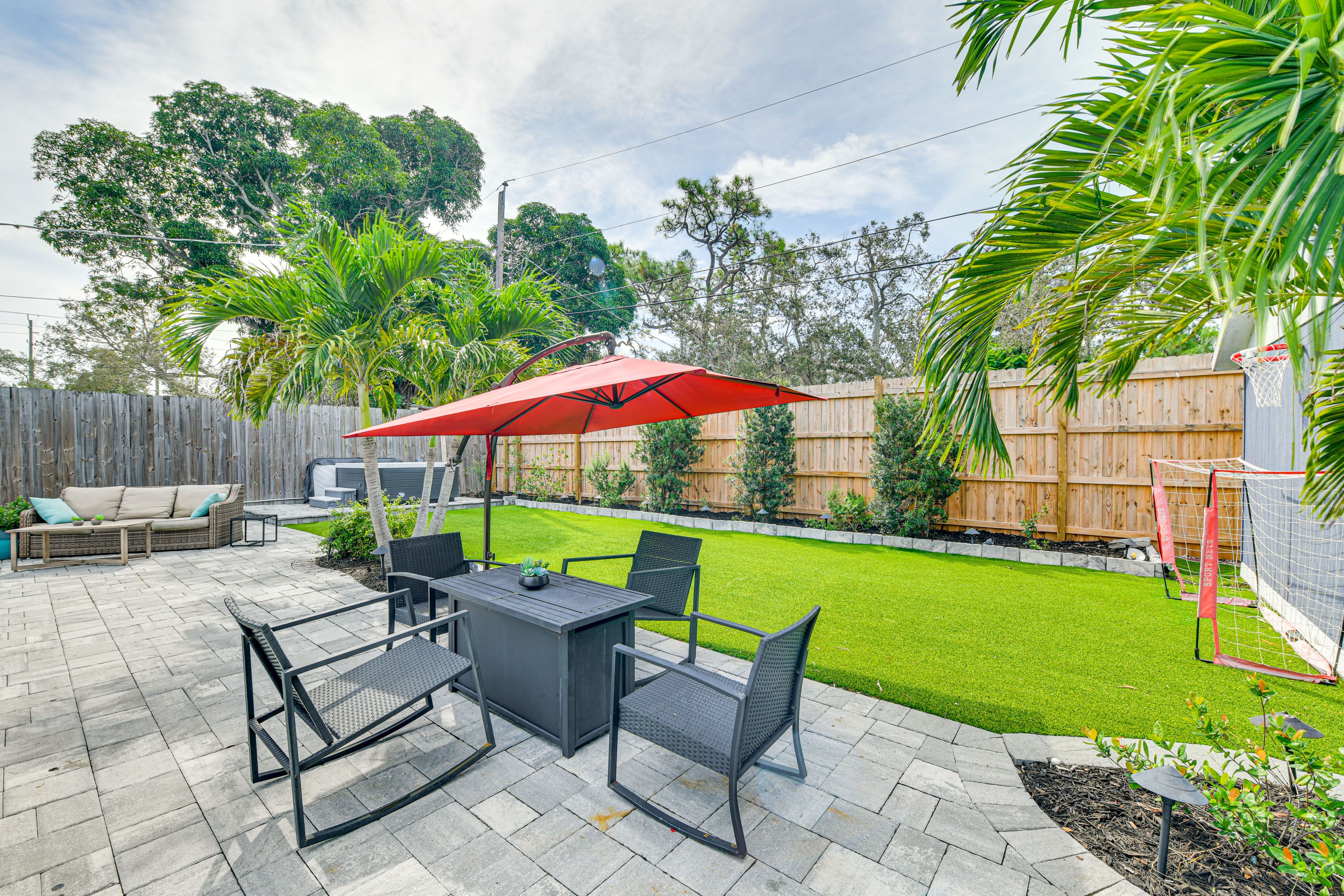 Private Backyard Area