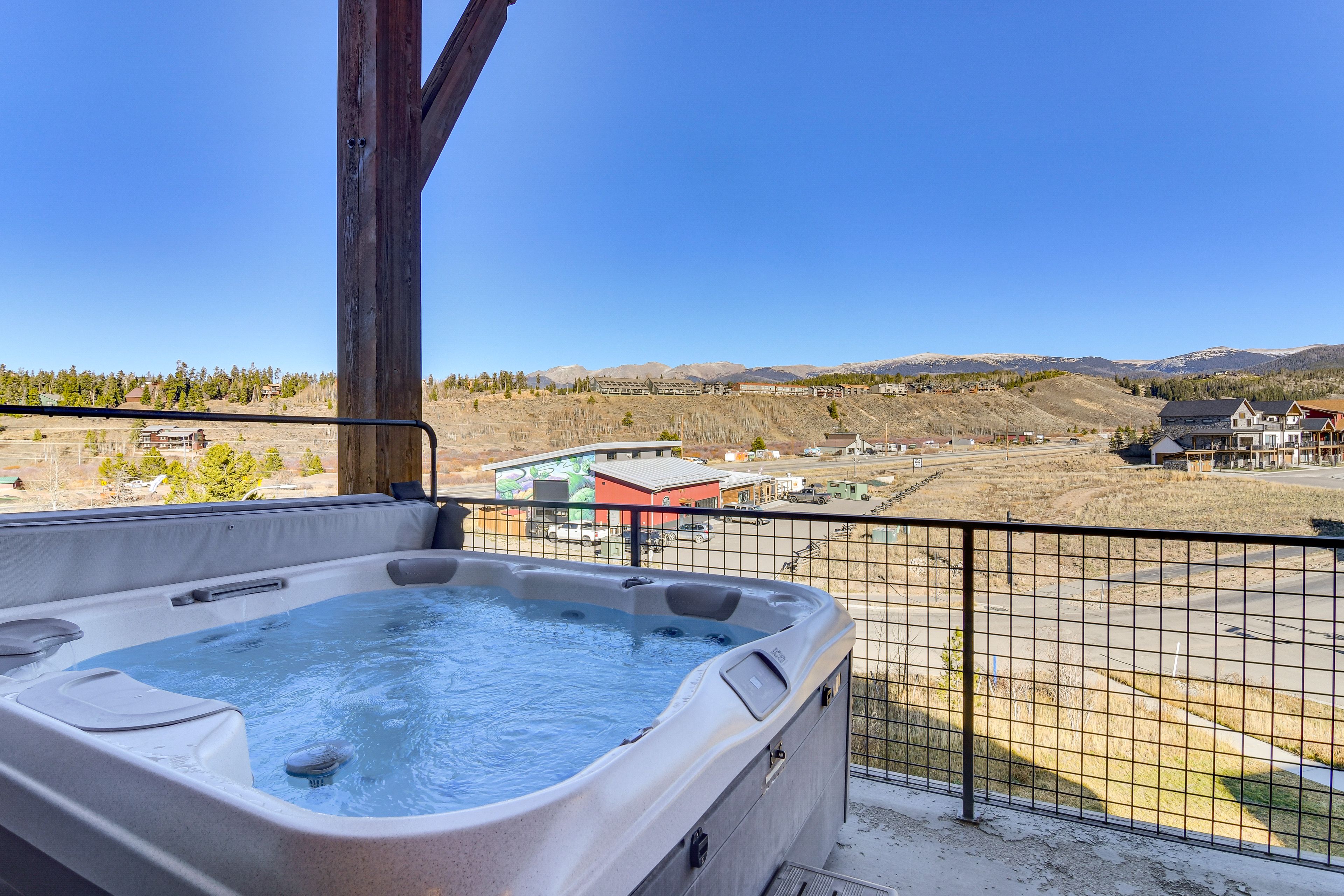 Private Balcony | Hot Tub | Mountain Views