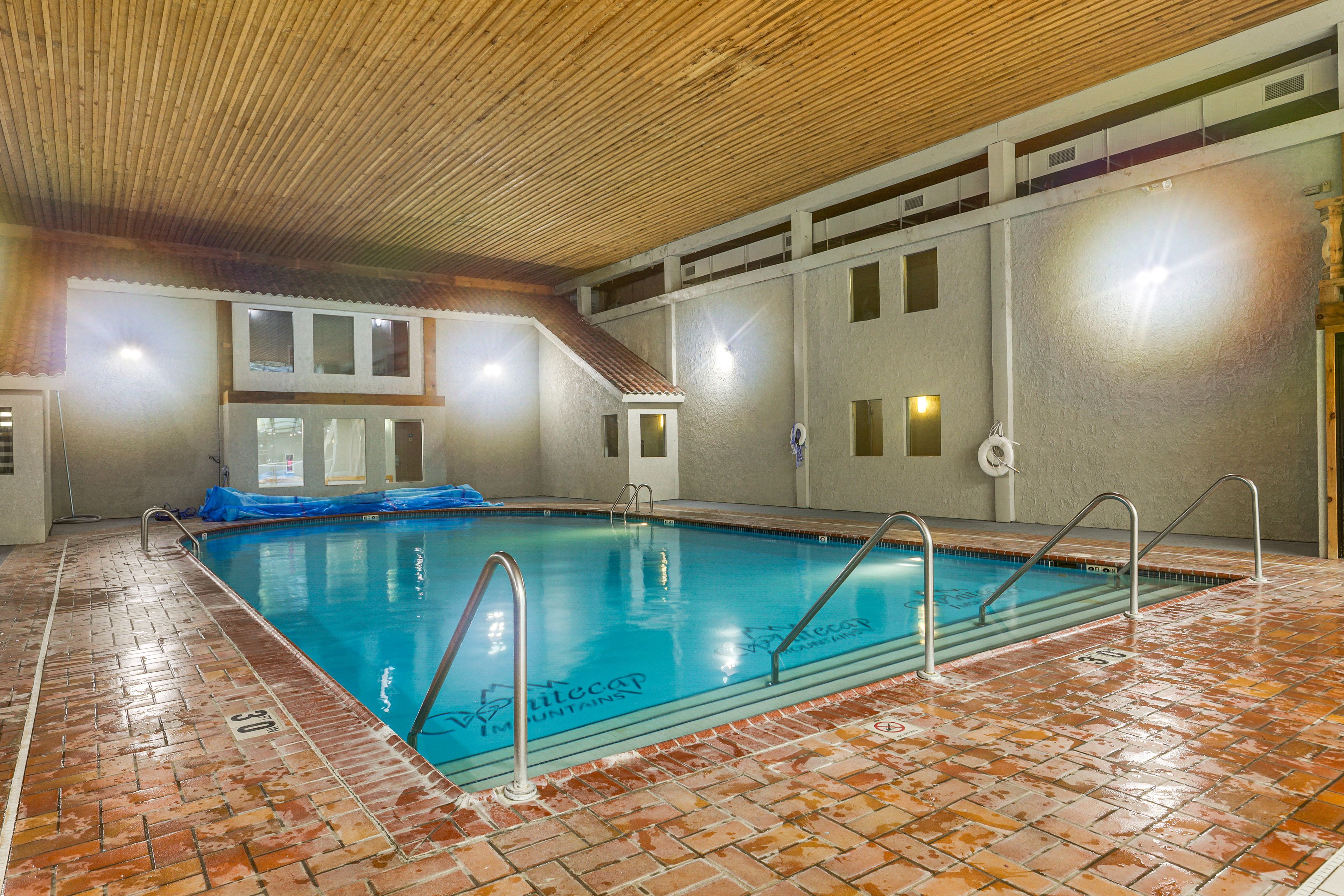 Whitecap Mountains Resort | Community Indoor Pool & Hot Tub (Fee Required)