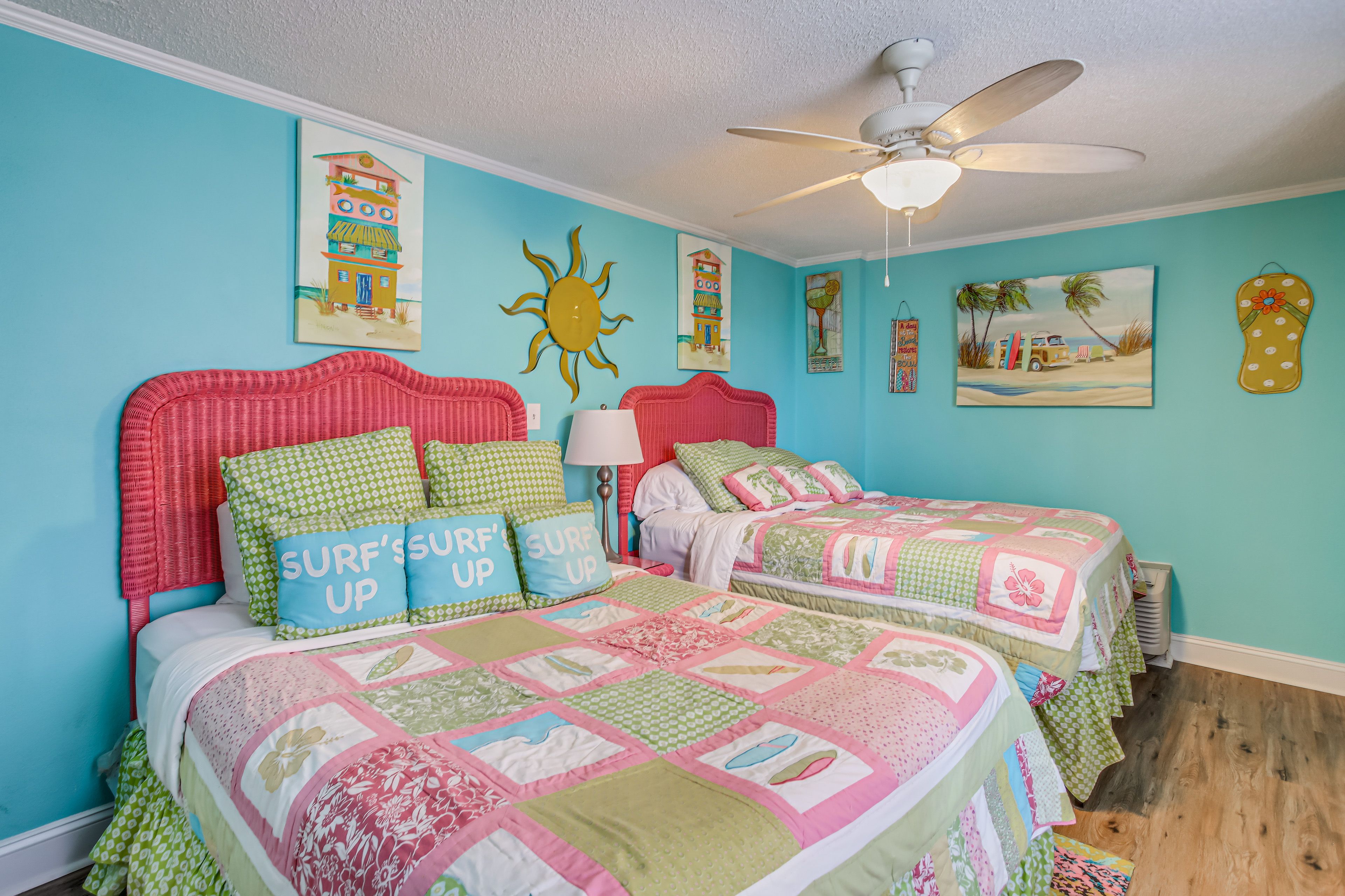 Bedroom | 2 Queen Beds | Smart TV
