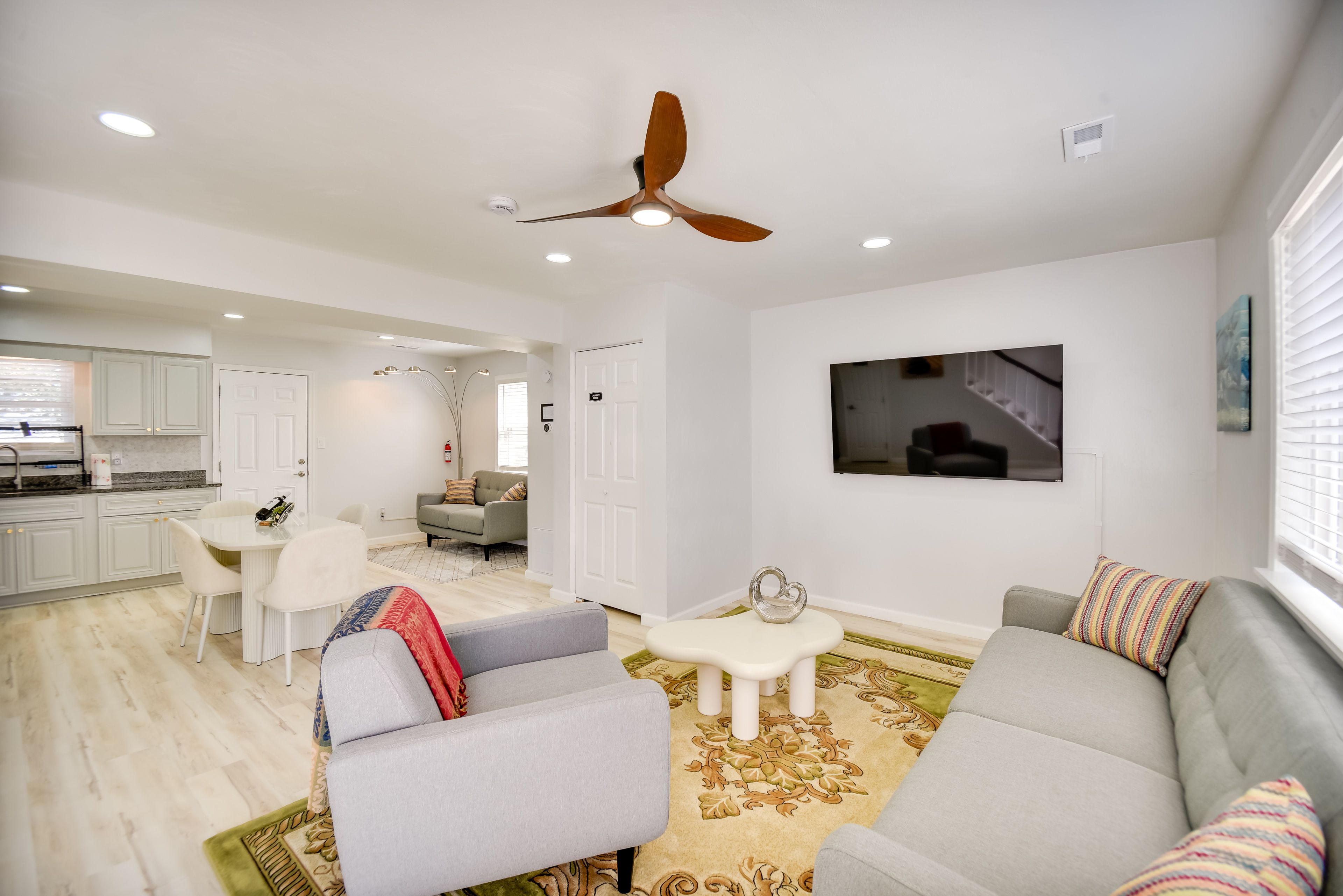 Living Room | Free WiFi | Central A/C & Heat | 1st Floor