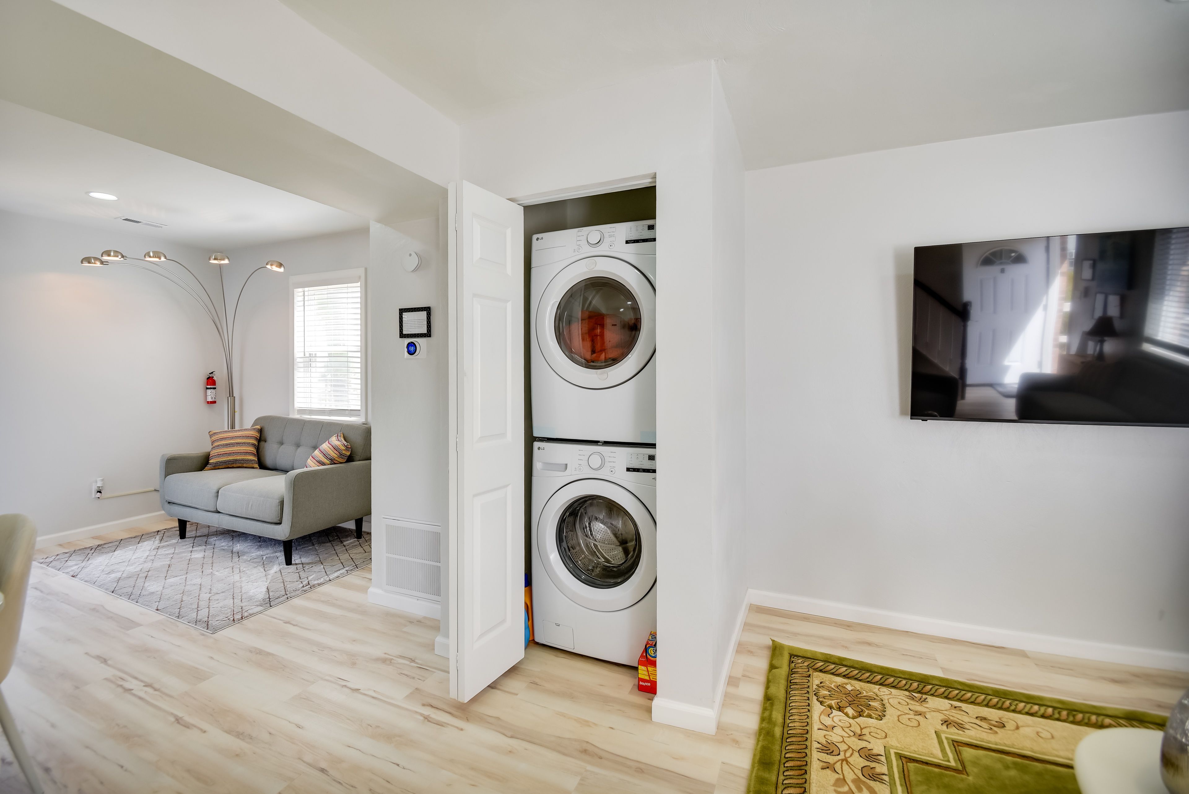 In-Unit Laundry | Detergent | Iron & Board | 1st Floor