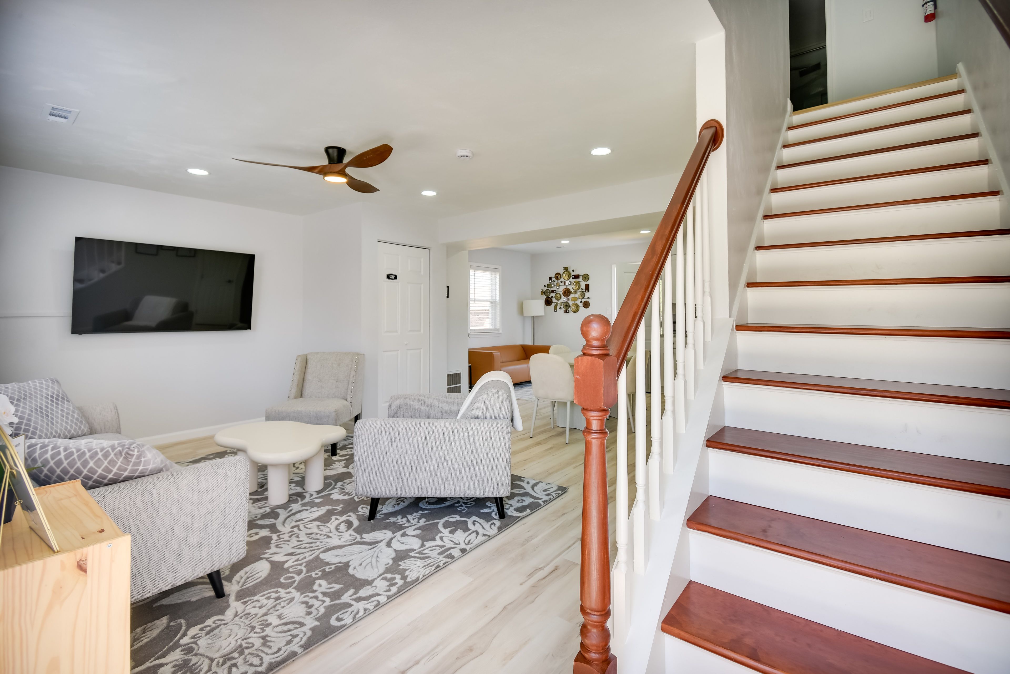 Living Room | Free WiFi | Central A/C & Heat | 1st Floor