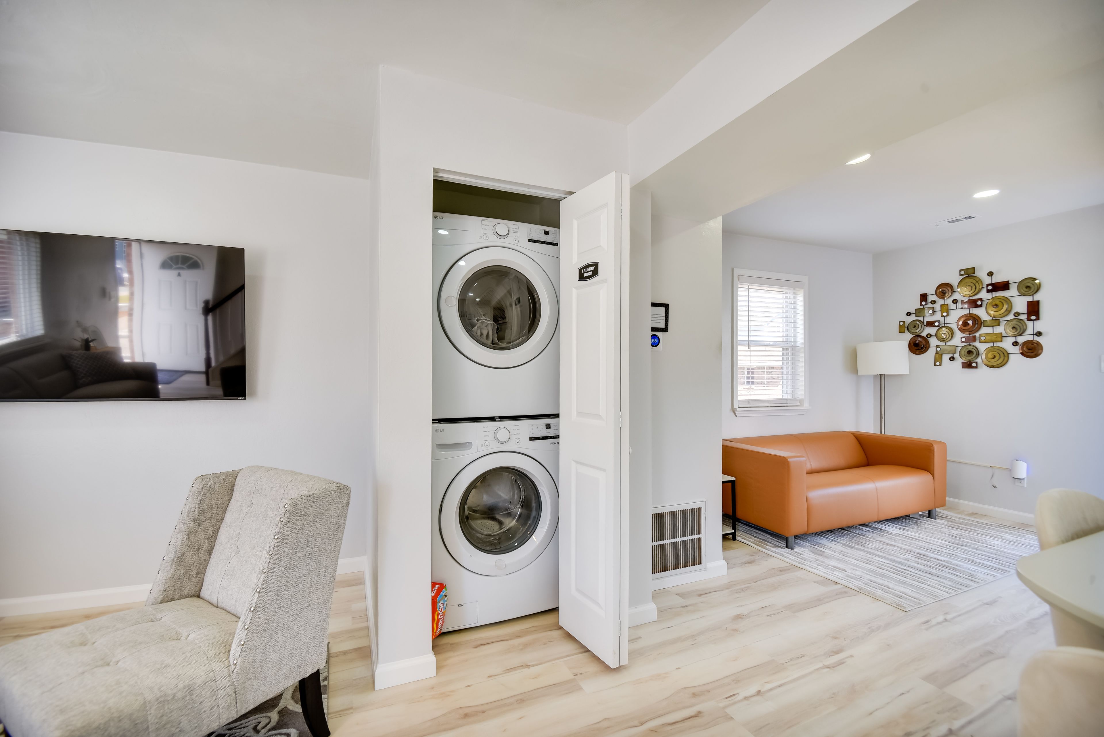 In-Unit Laundry | Detergent | Iron & Board | 1st Floor