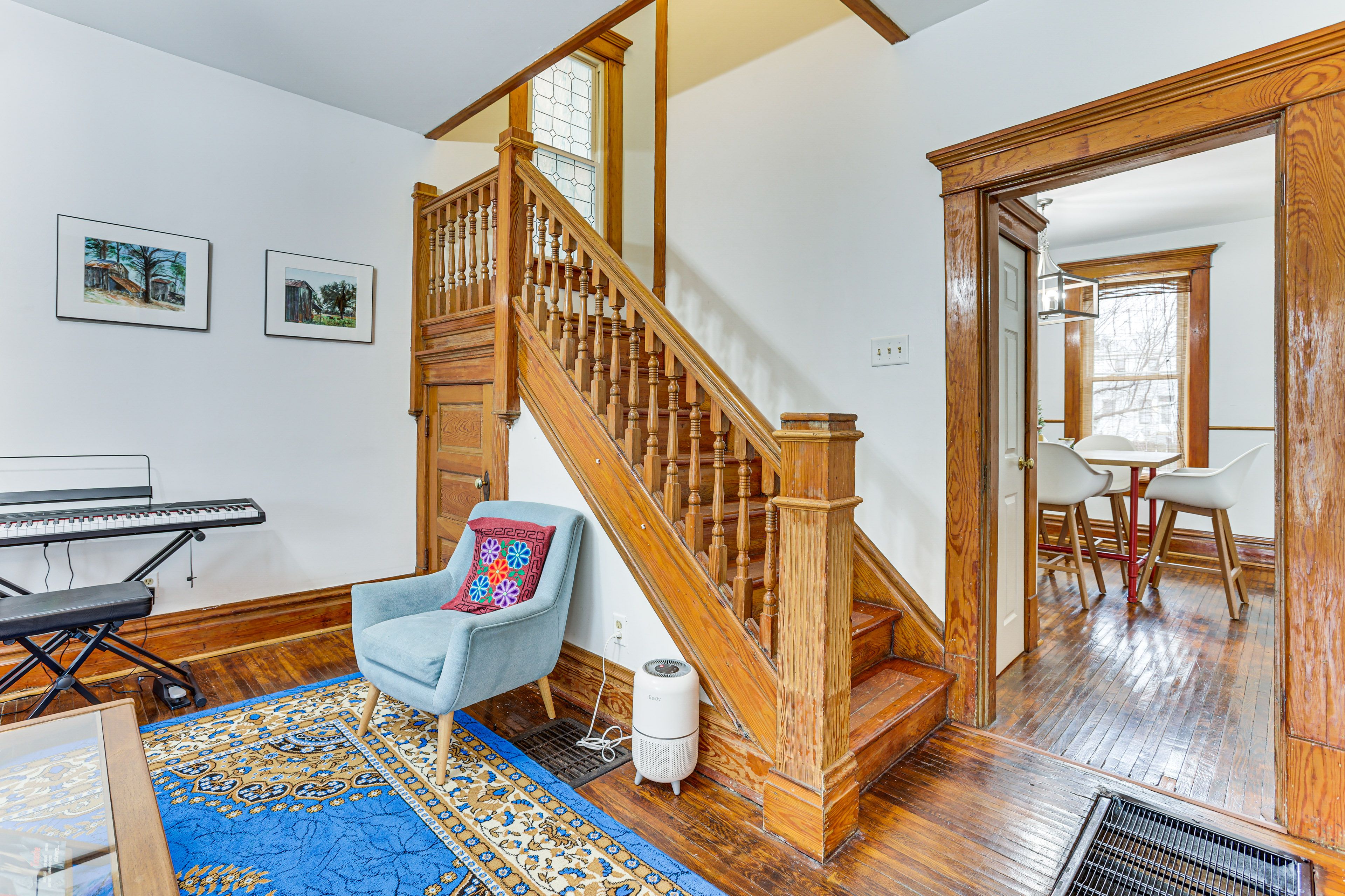 Stairs to Access 2nd Floor