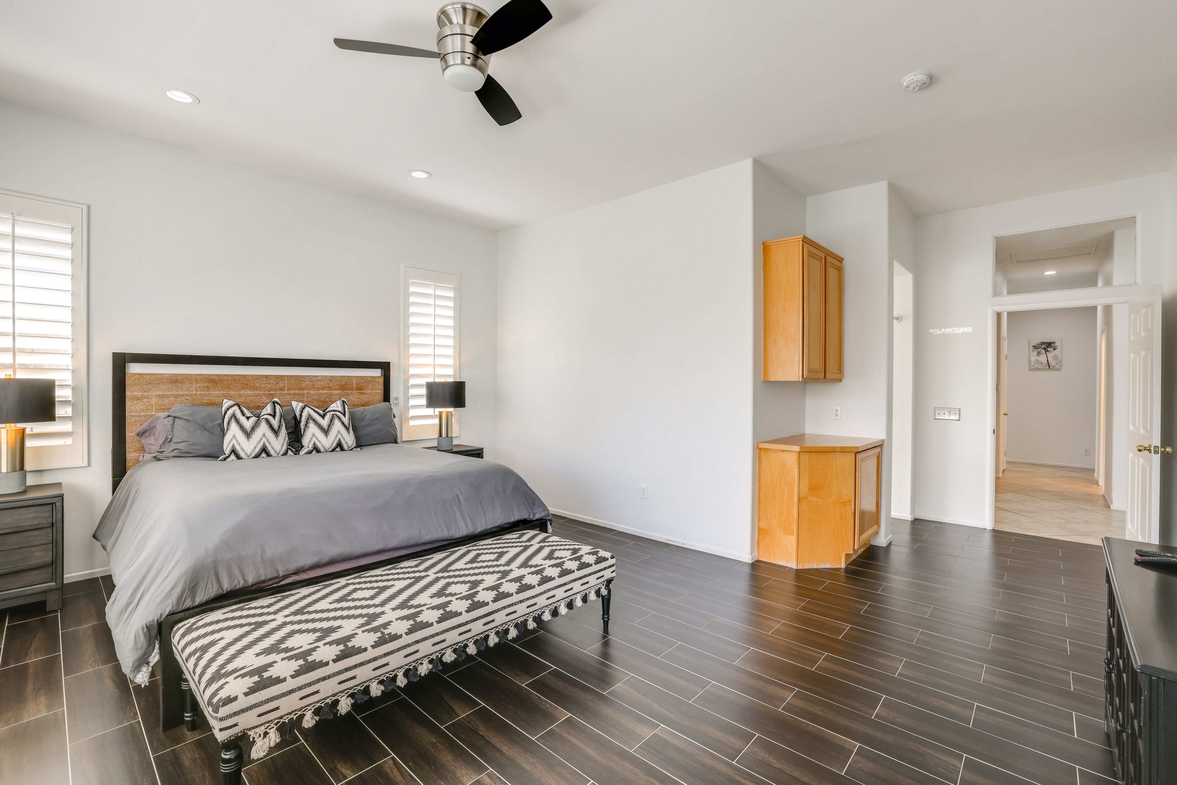 Bedroom 1 | King Bed | Walk-In Closet