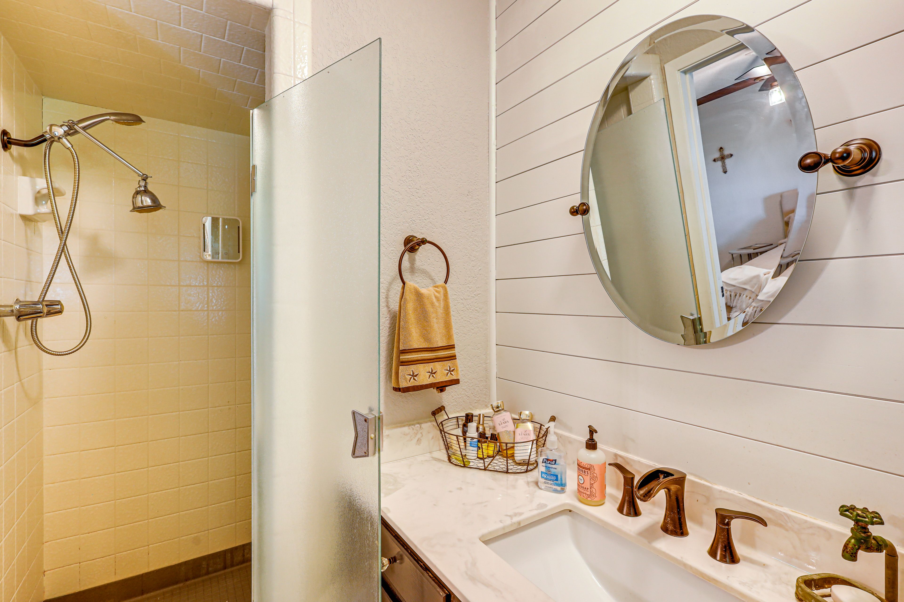 En-Suite Bathroom | Shower | Towels & Linens Provided