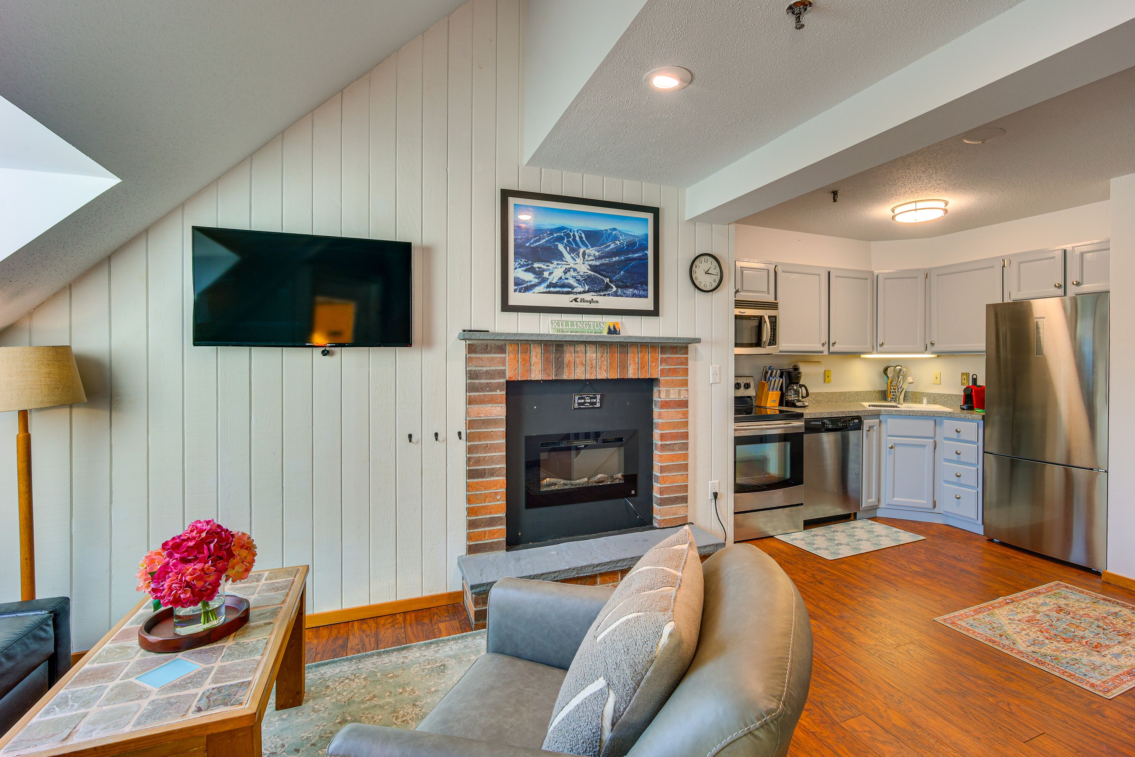 Killington Vacation Rental | 1BR | 1BA | 625 Sq Ft | Step-Free Entry