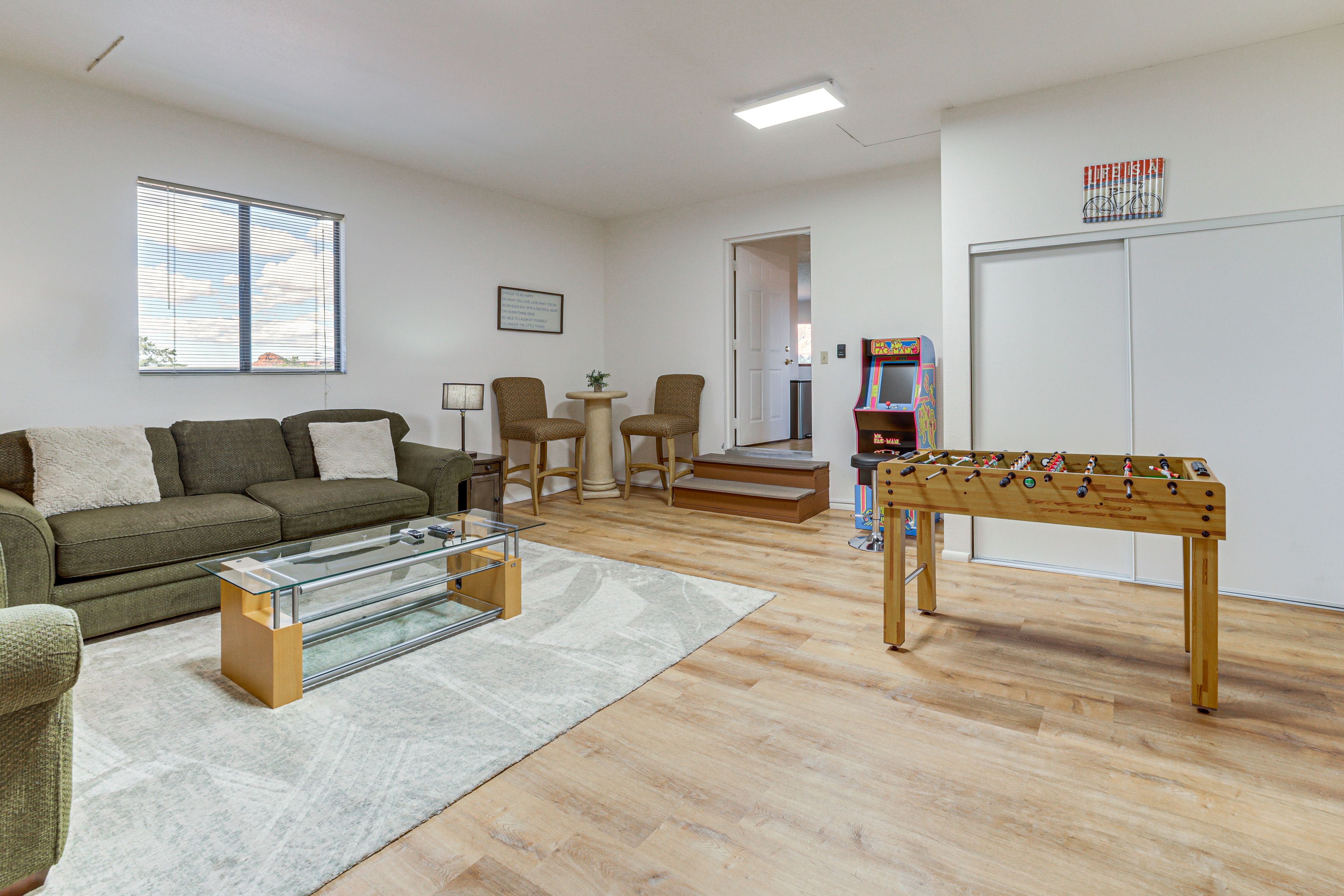 Game Room | Main Level | Foosball Table | Flat-Screen TV