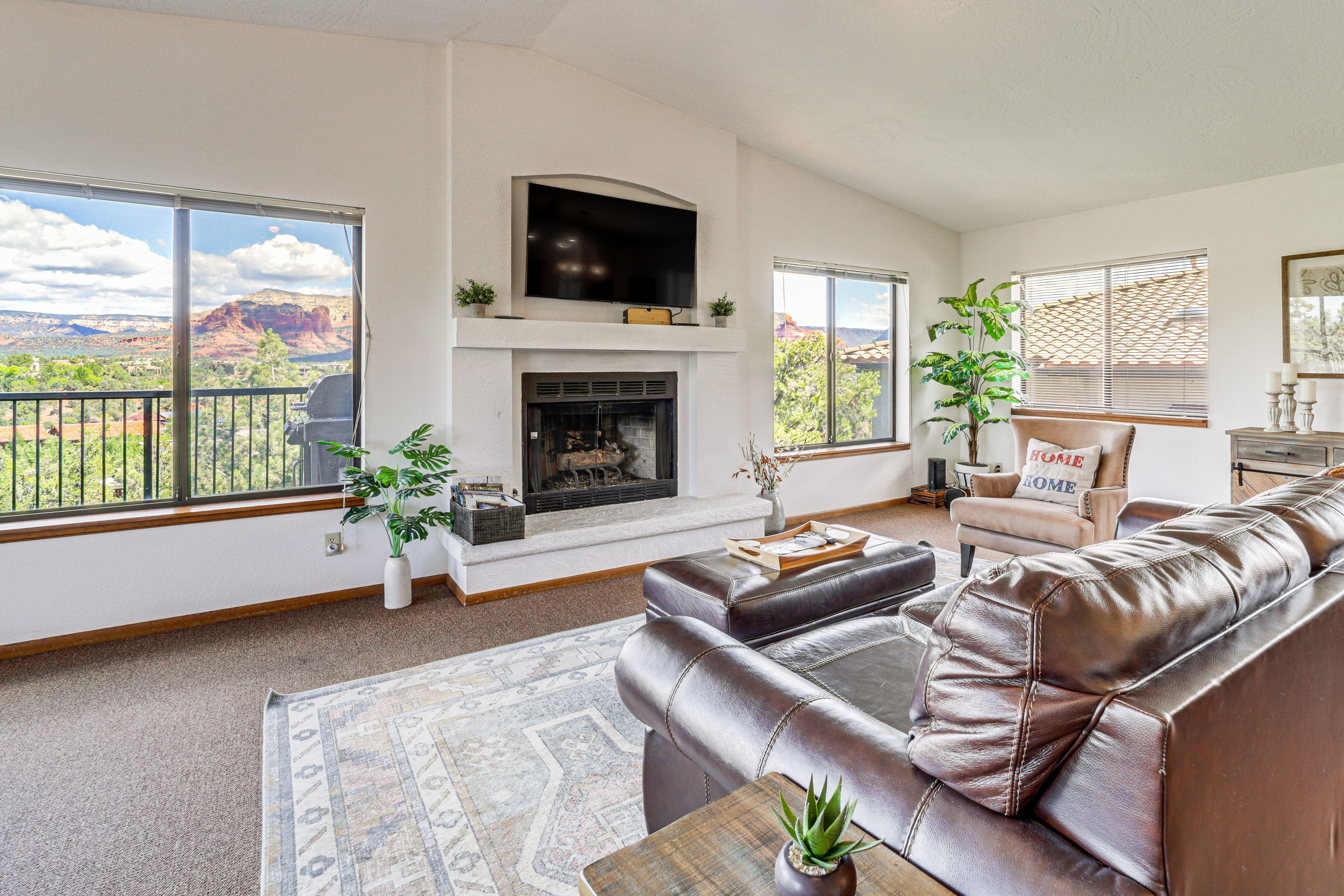 Living Room | Main Level | Full Sleeper Sofa | Central Heat & A/C | Free WiFi